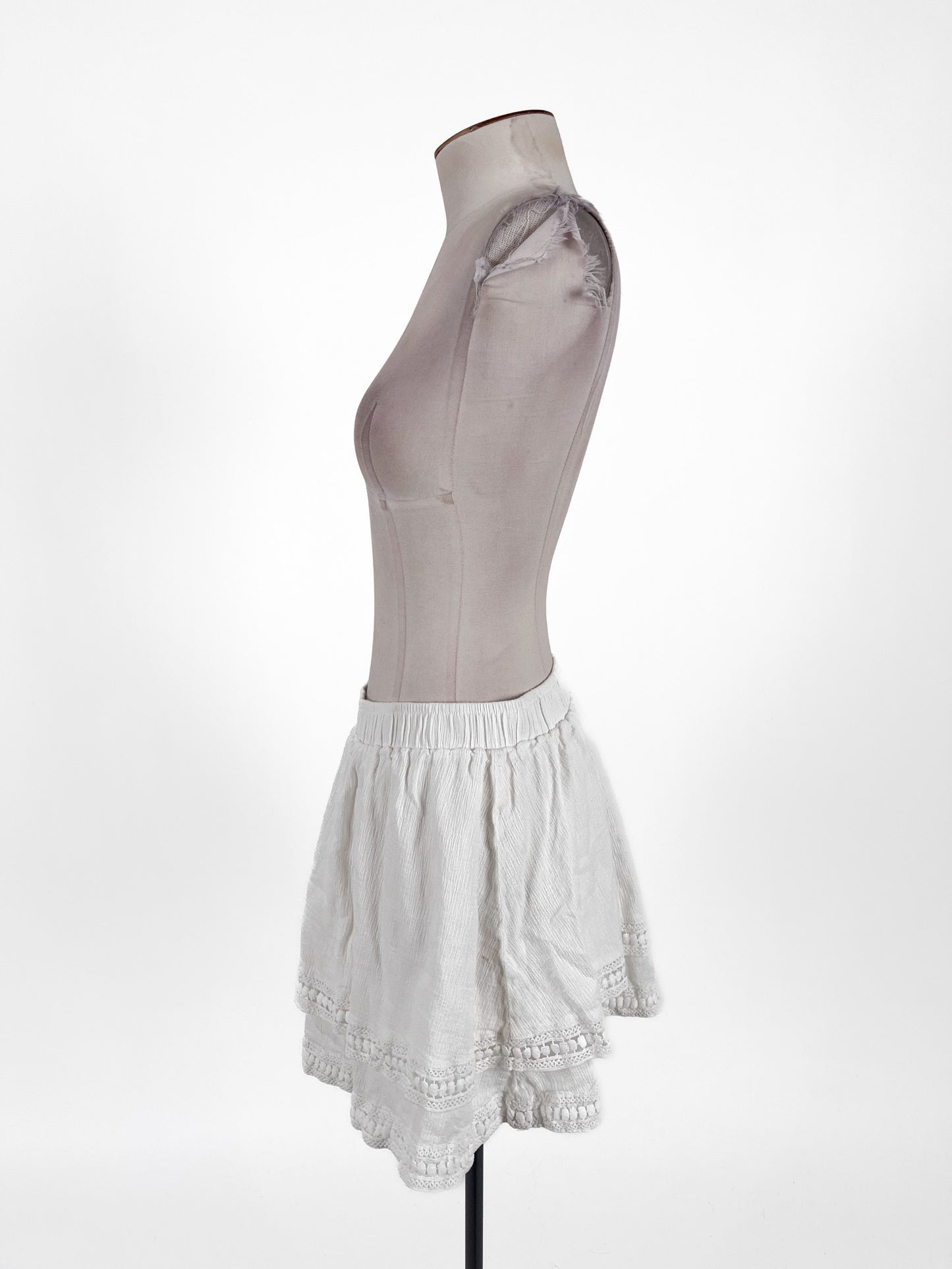 Rusty | White Casual Skirt | Size 12