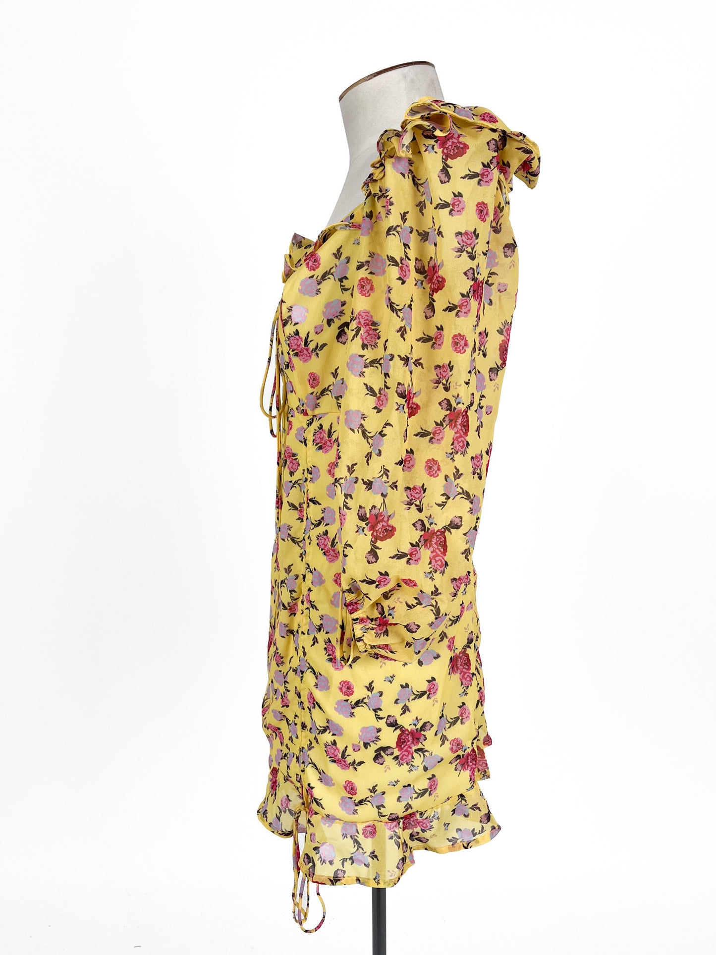 Linjia Shop | Yellow Cocktail Dress | Size L
