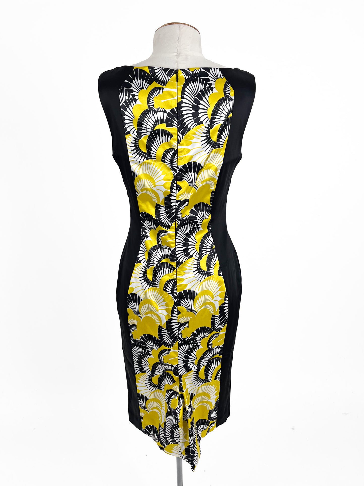 CUE | Multicoloured Workwear Dress | Size 8