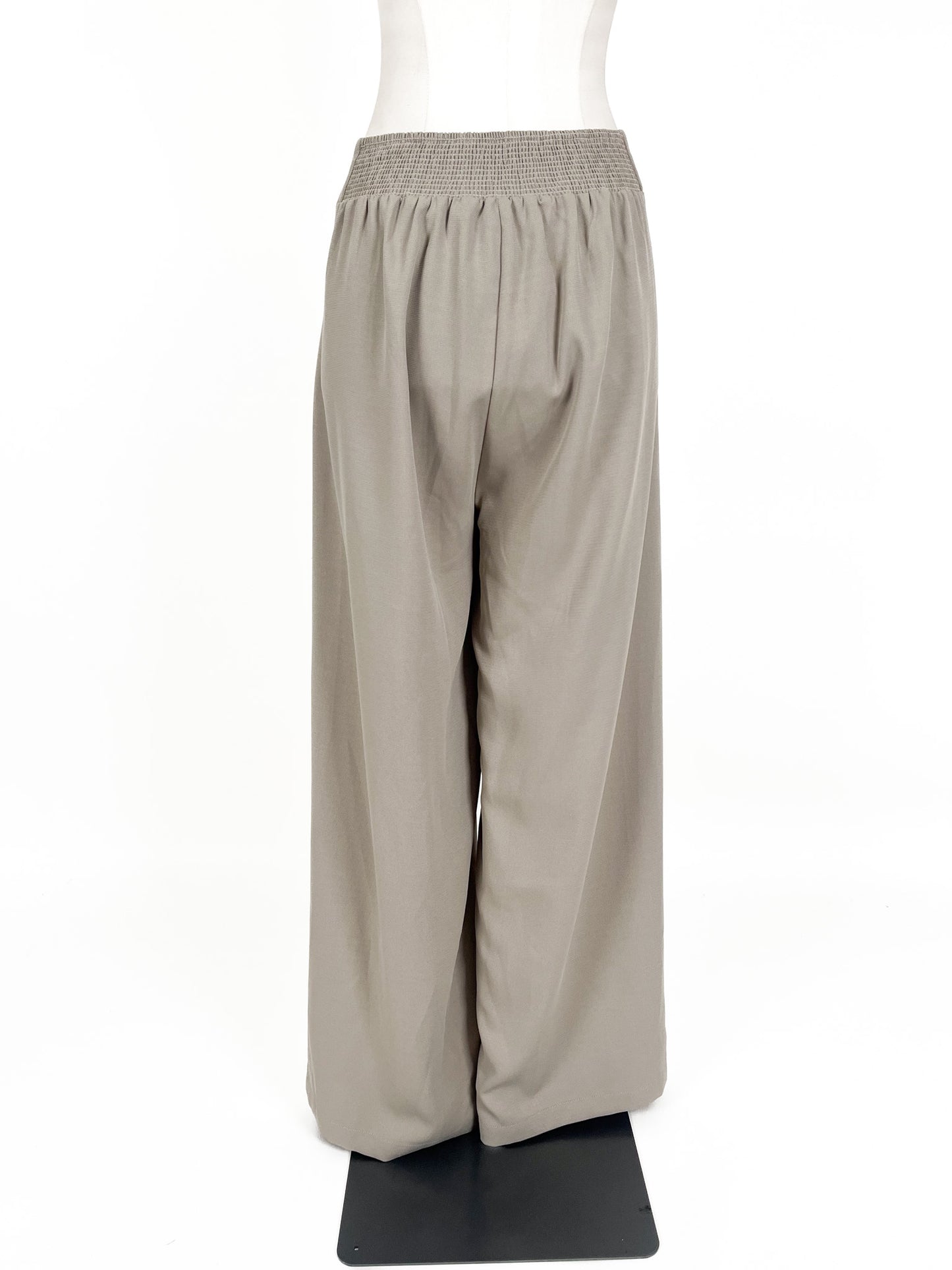 Ivy + Jack | Beige Stretchy Wide leg Pants | Size 10