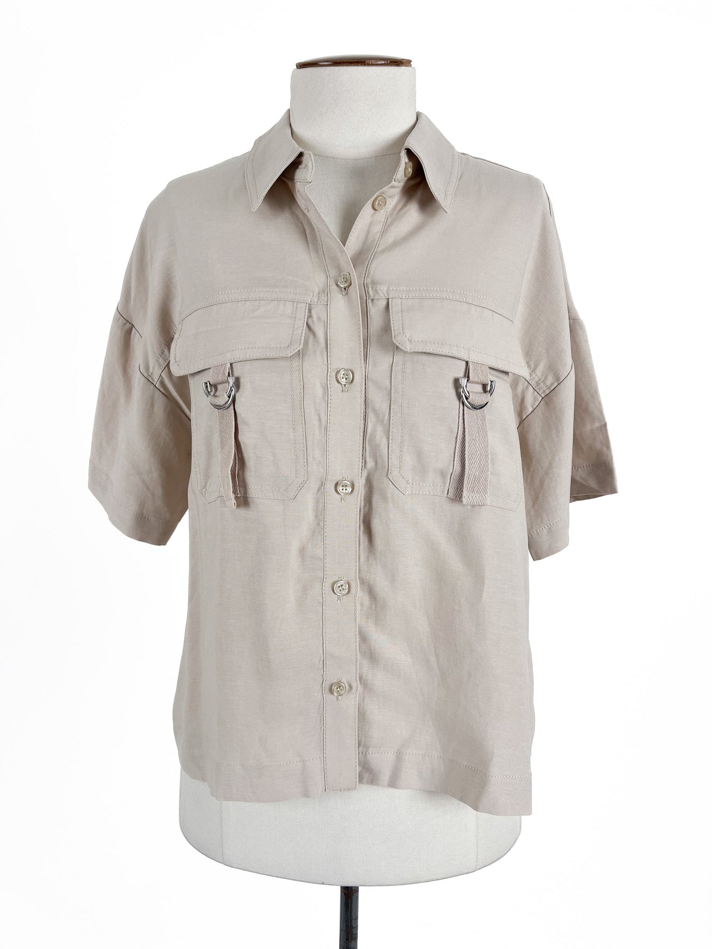 Decjuba | Beige Casual Top | Size XS