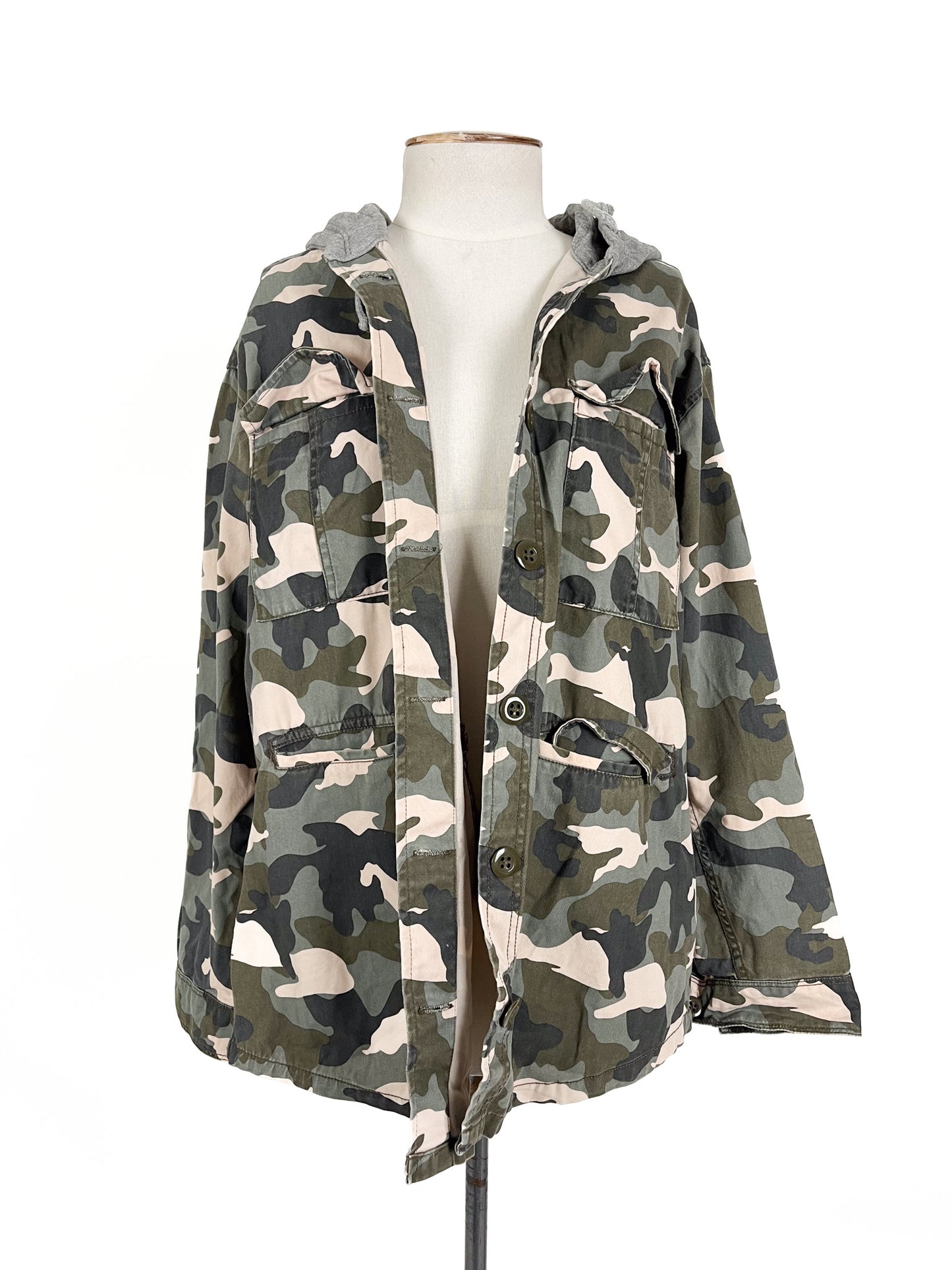 H&M | Green Casual Jacket | Size 8