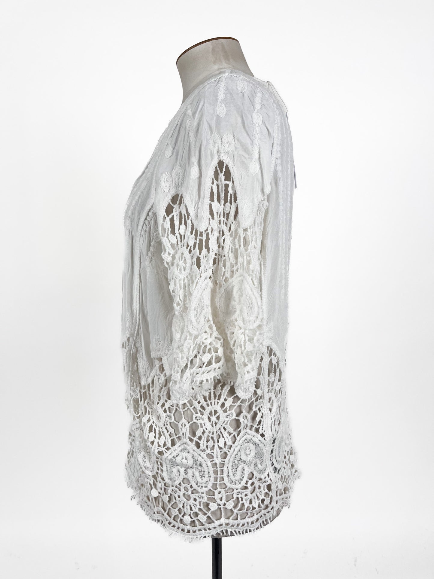 Forever New - White Cardigan (Size OS)