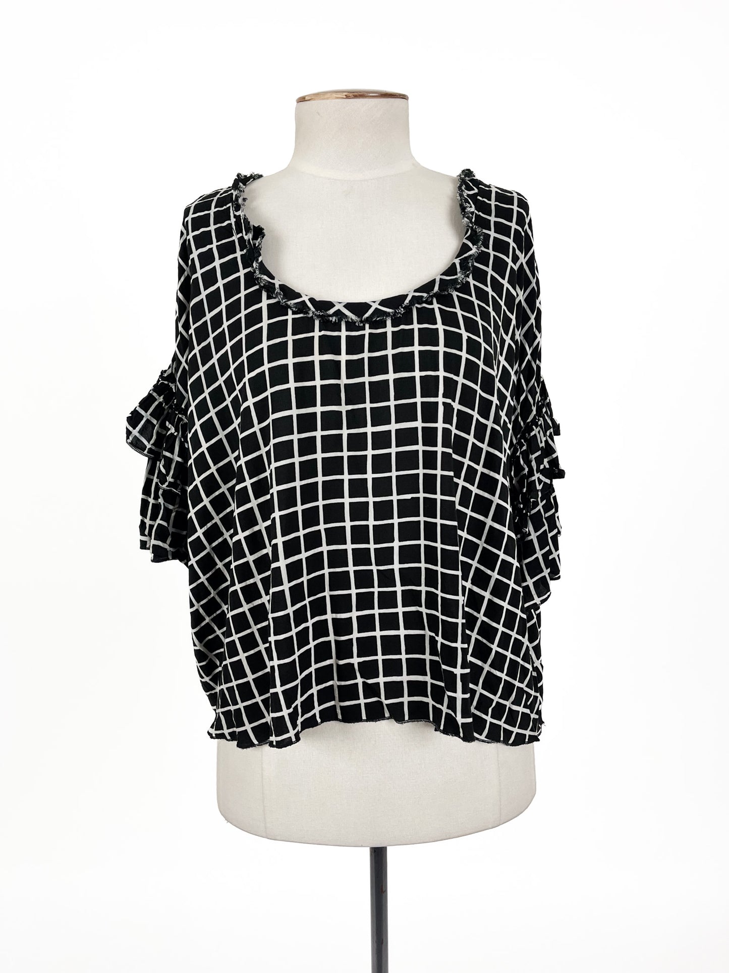 Karen Walker - Black Top (Size 8)