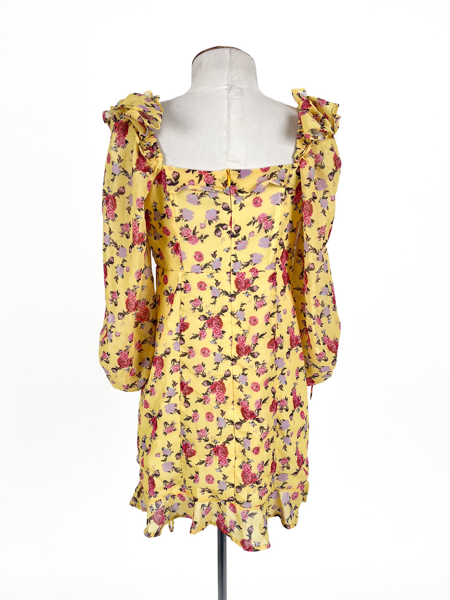 Linjia Shop | Yellow Cocktail Dress | Size L