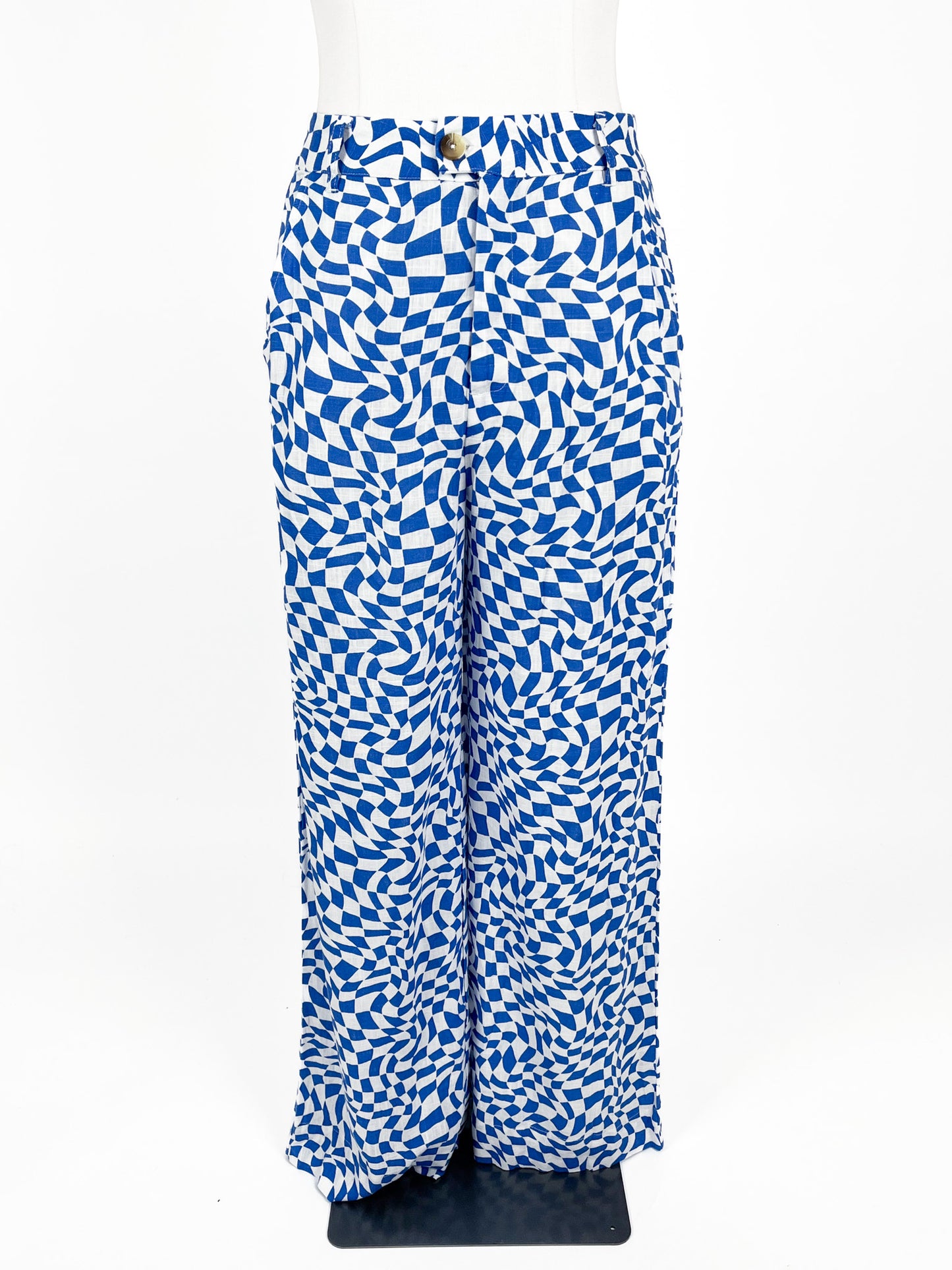 Ghanda | Blue Straight fit Pants | Size 12