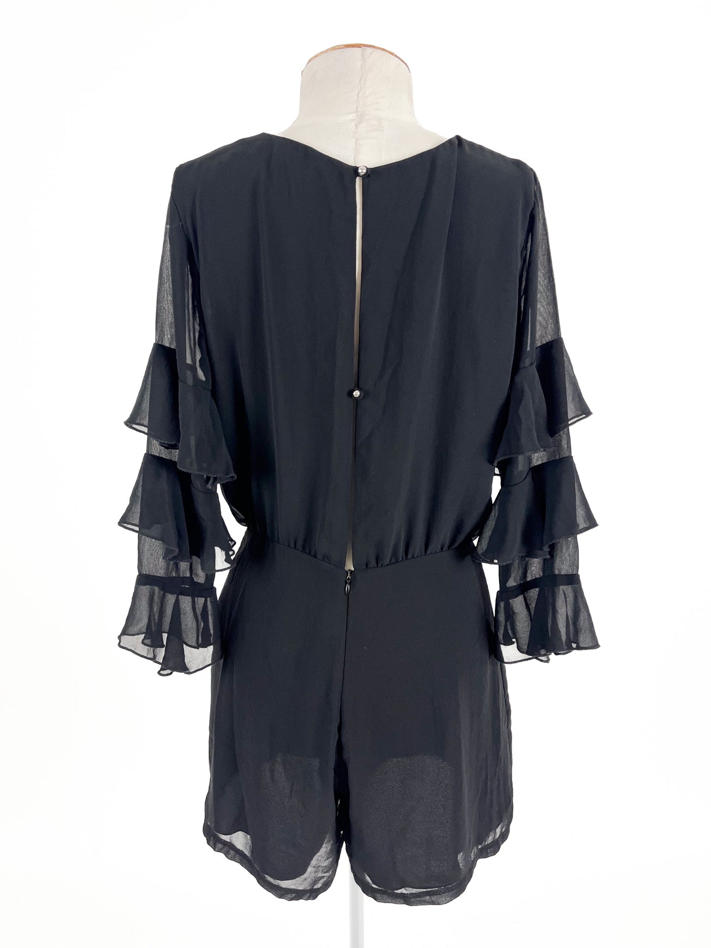 Ruby | Black Casual/Cocktail Playsuit | Size 8