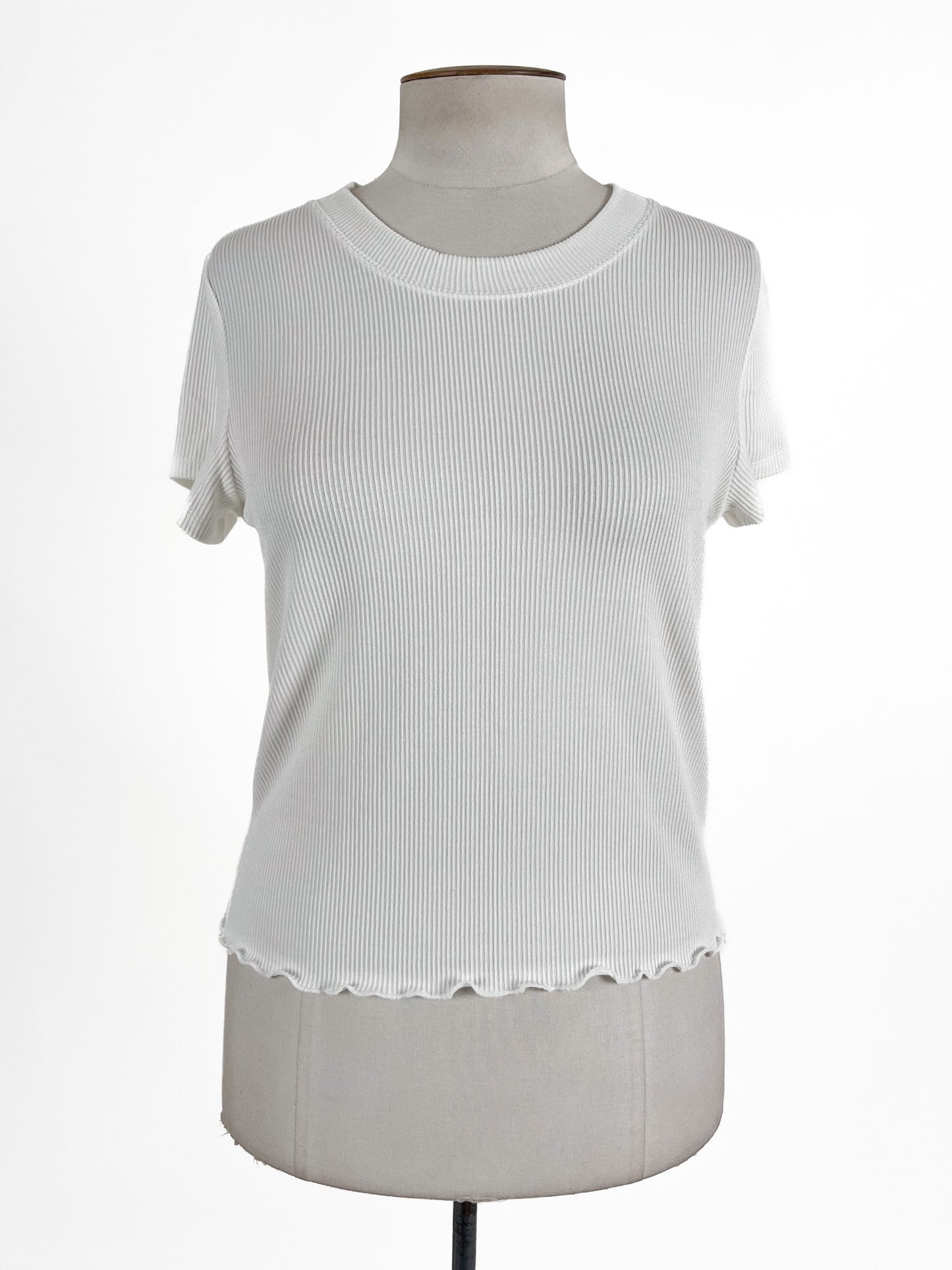 Mineral | White Casual/Sleep Top | Size M
