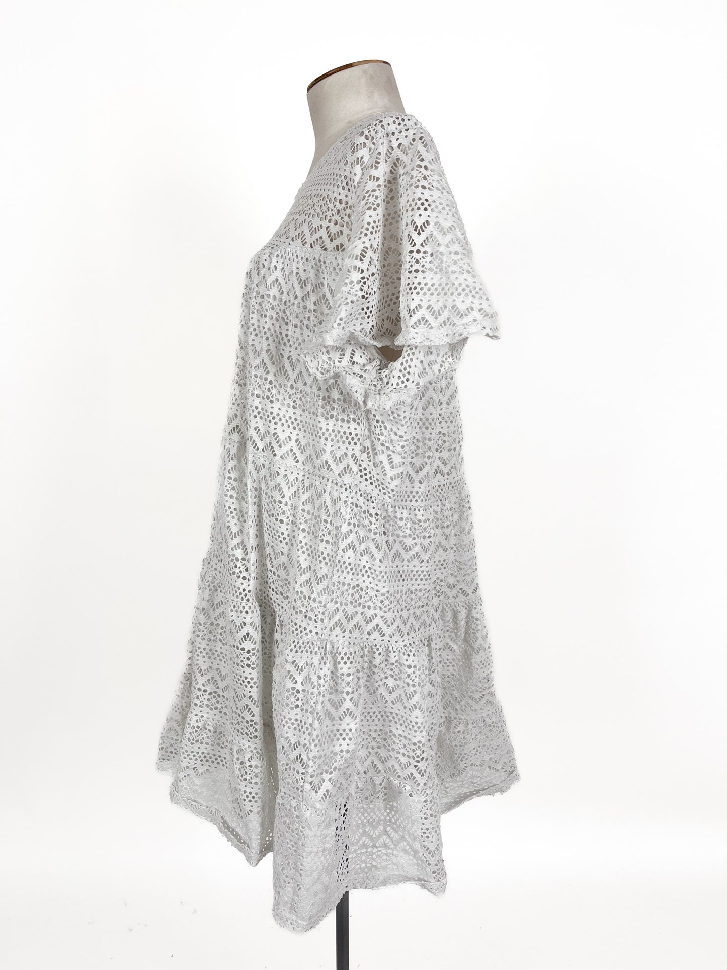 City Chic | White Casual Dress | Size M