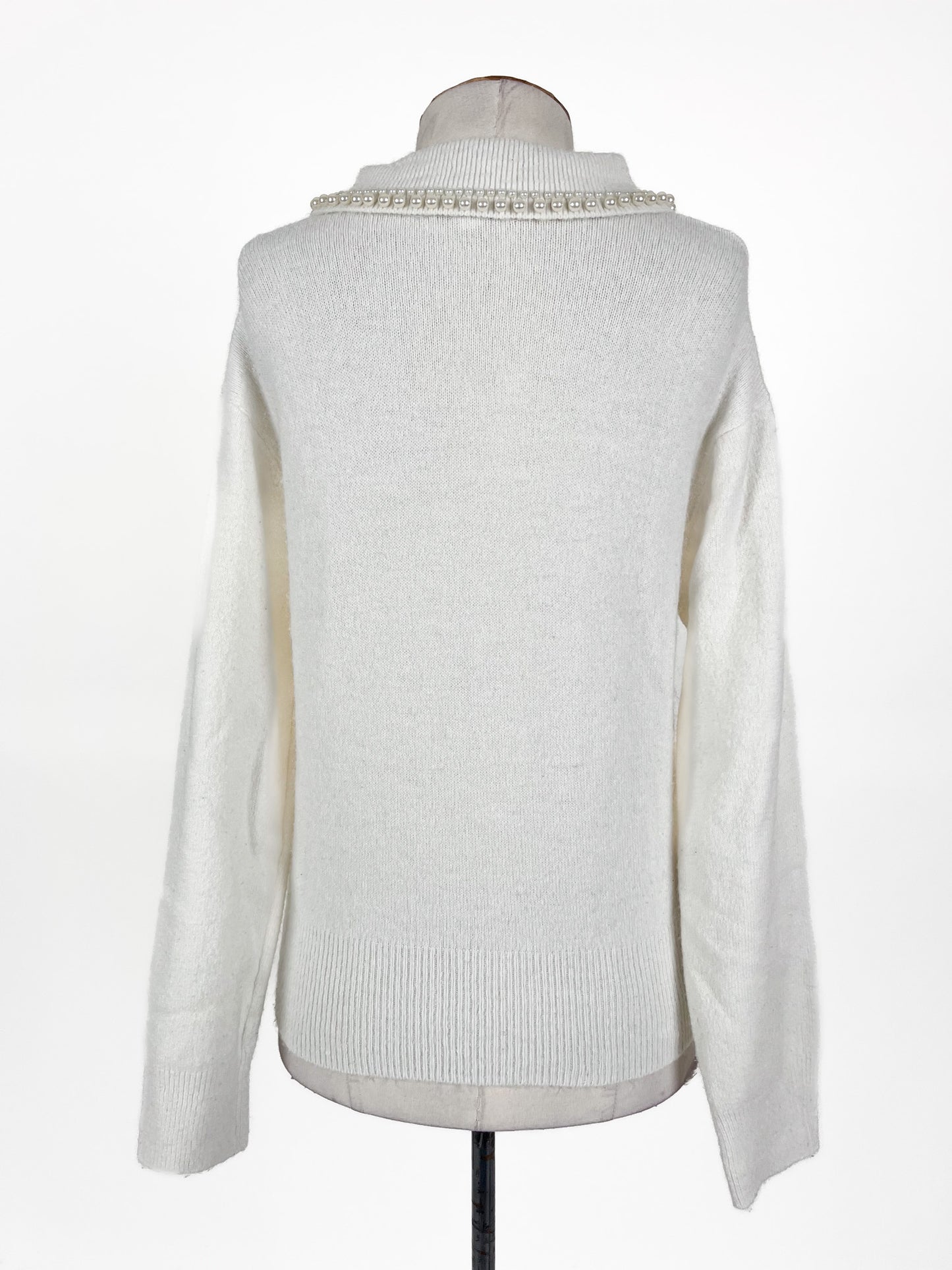 H&M | White Casual Jumper | Size XS