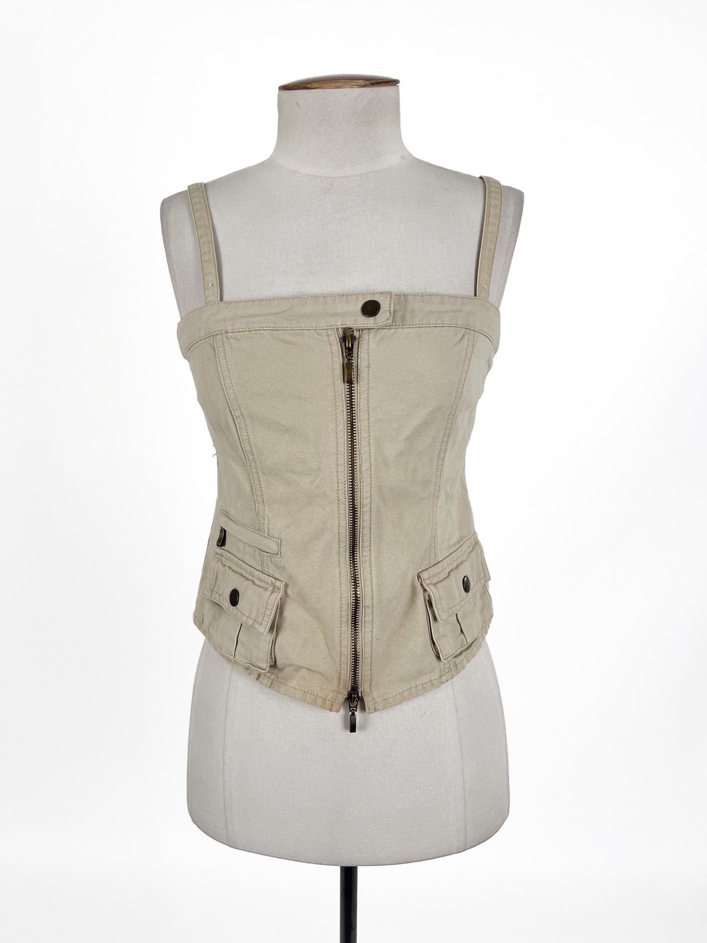 Apart - Beige Tank Top (Size 8)