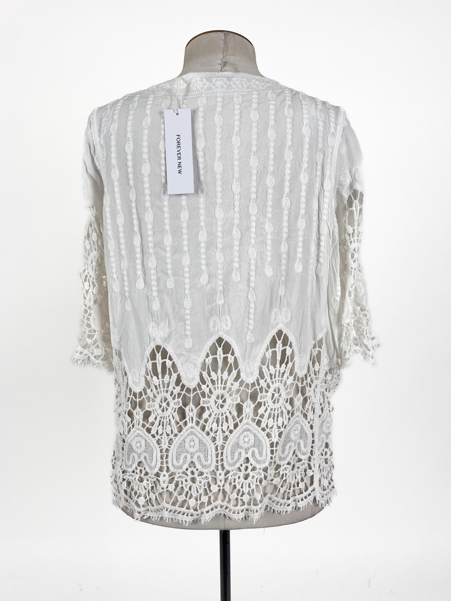 Forever New - White Cardigan (Size OS)
