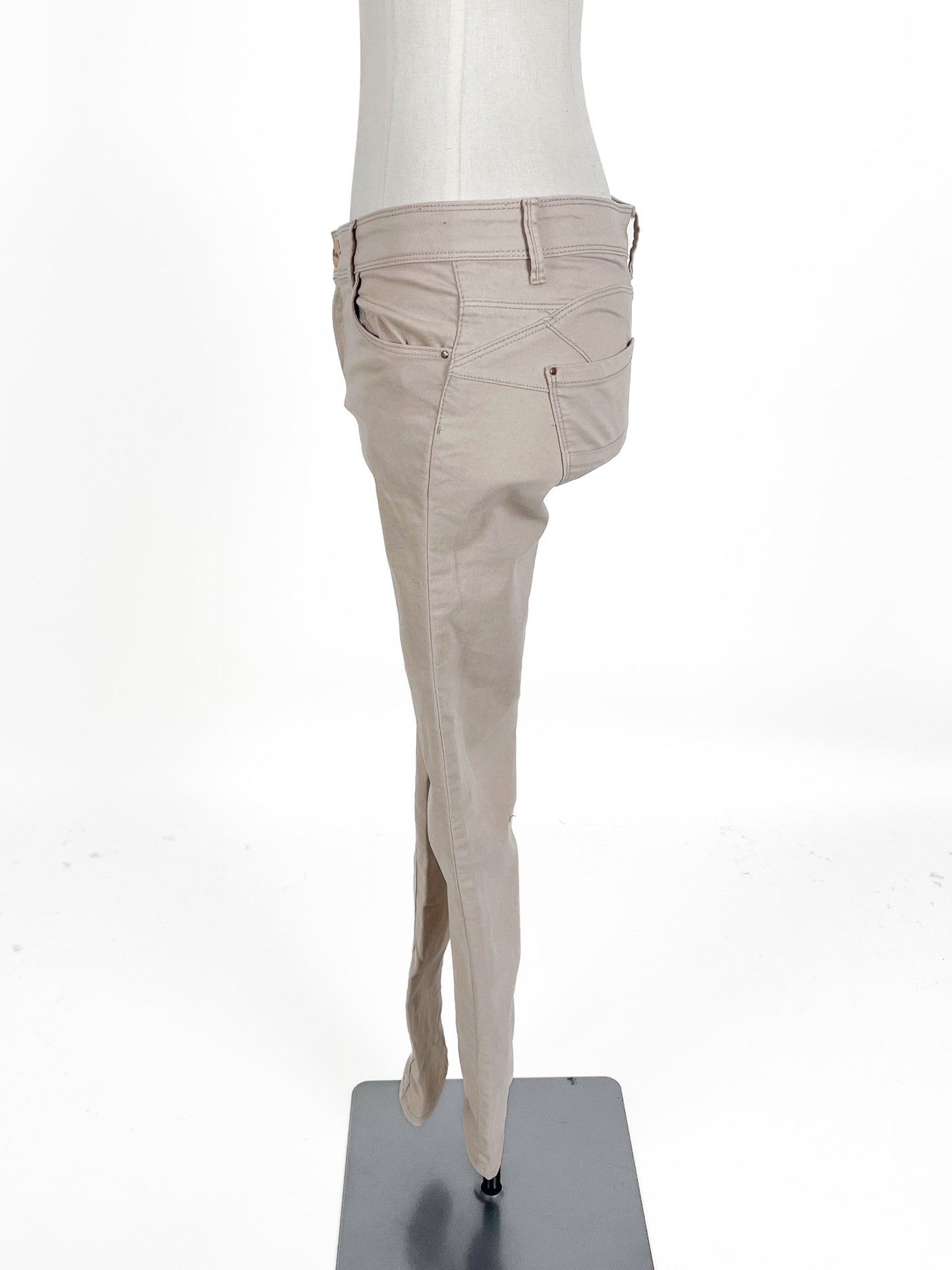 Piaza Italia | Beige Skinny Pants | Size 8
