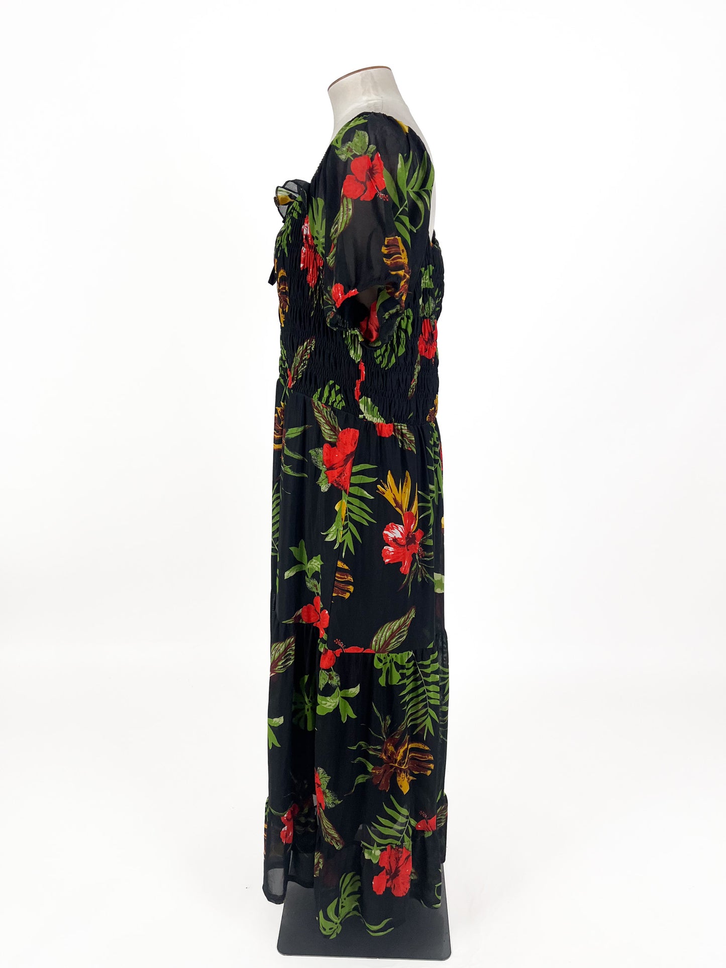 Siren Lily - Black Midi Dress (Size XXXL)