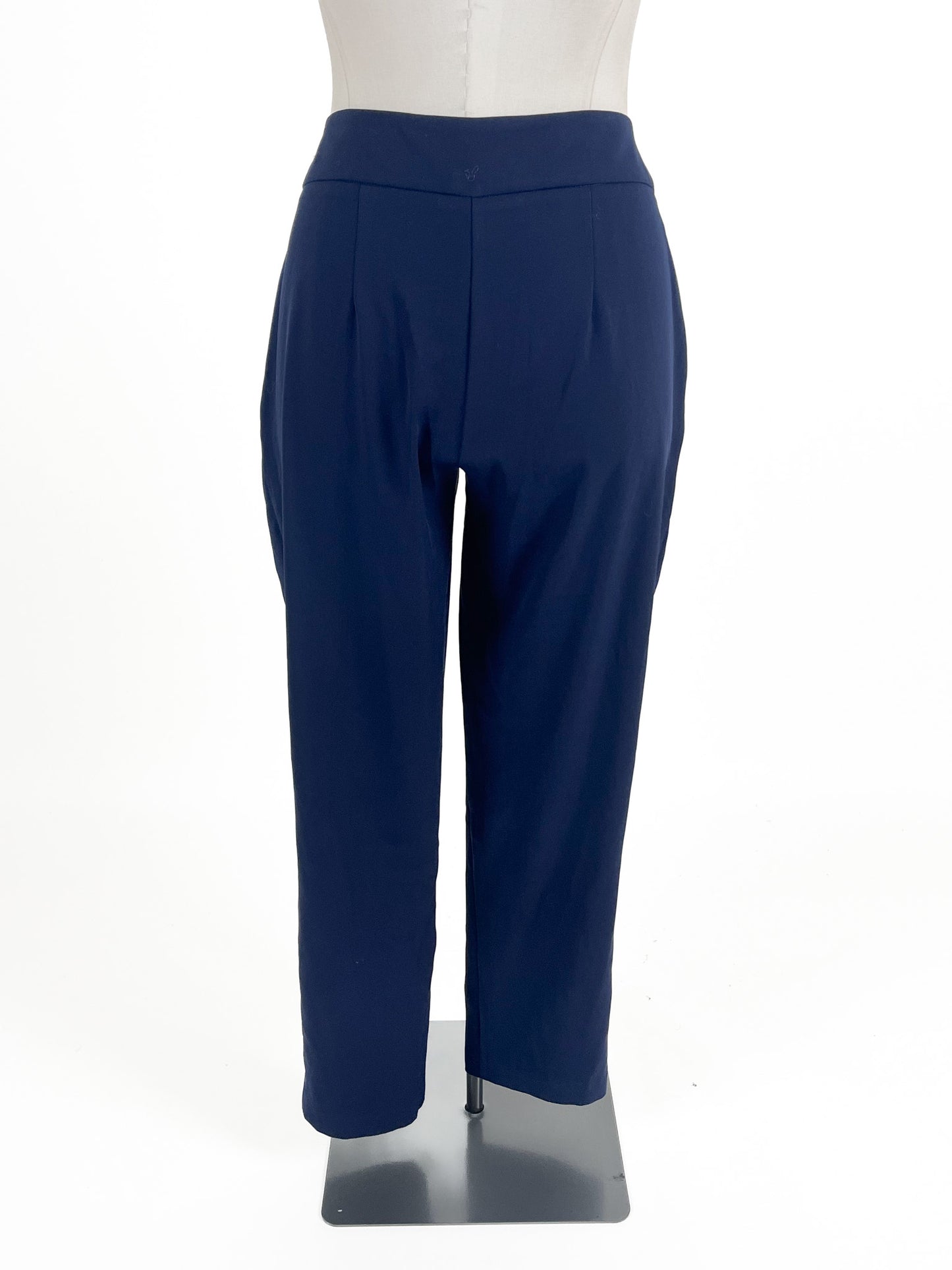 Staple + Cloth | Navy High waisted Pants | Size 14