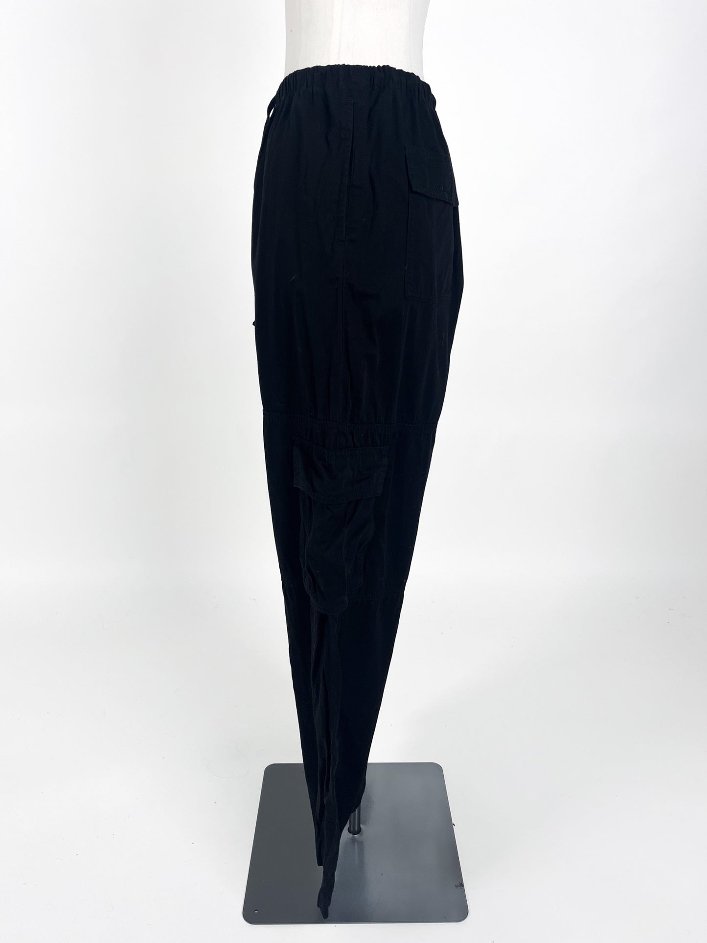 Glassons | Black Cargo Wide leg Pants | Size 8