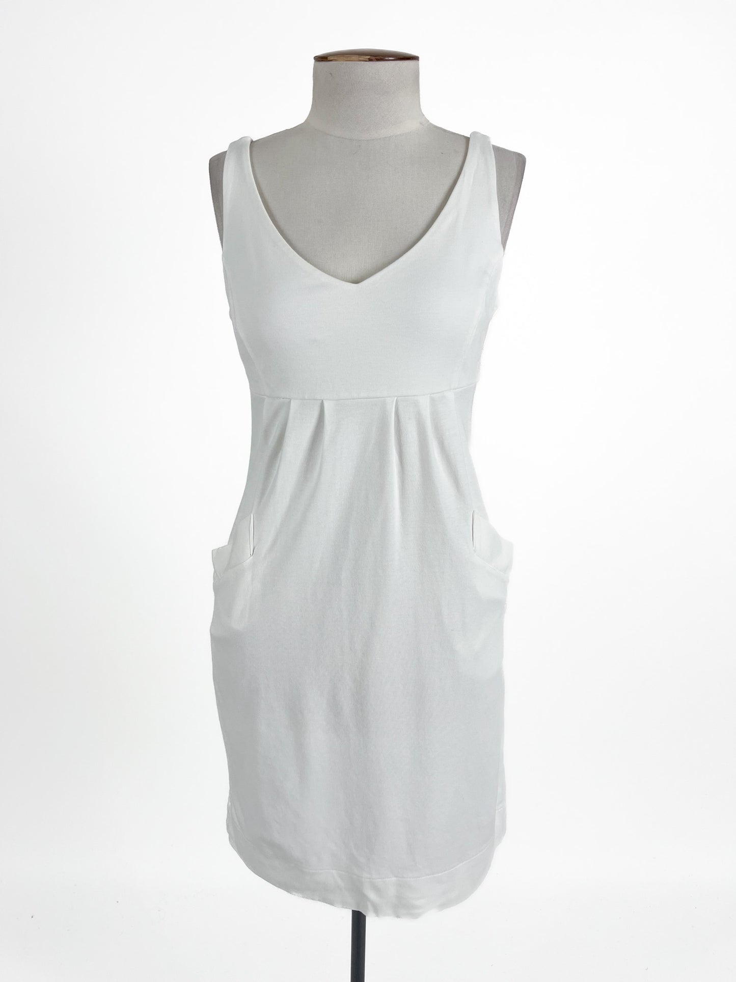 New York & Company Stretch | White Casual Dress | Size XS