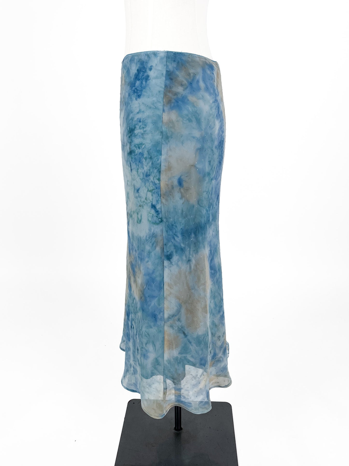 Vicky Vale - Blue Midi Skirt (Size 10)