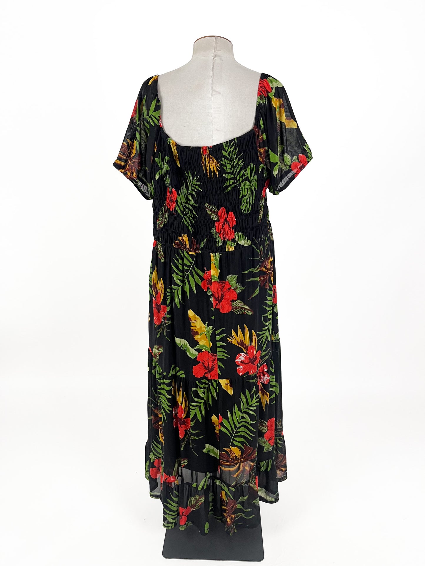 Siren Lily - Black Midi Dress (Size XXXL)