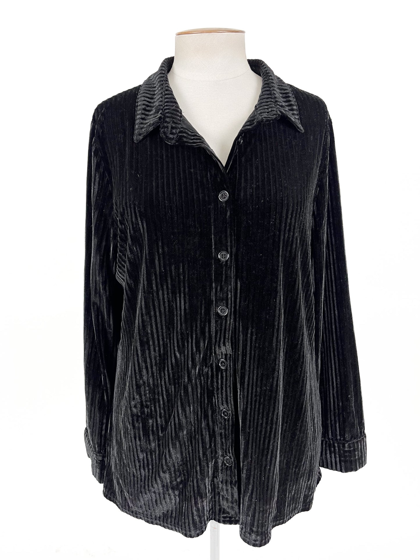 Atmos & Here | Black Casual Top | Size 16