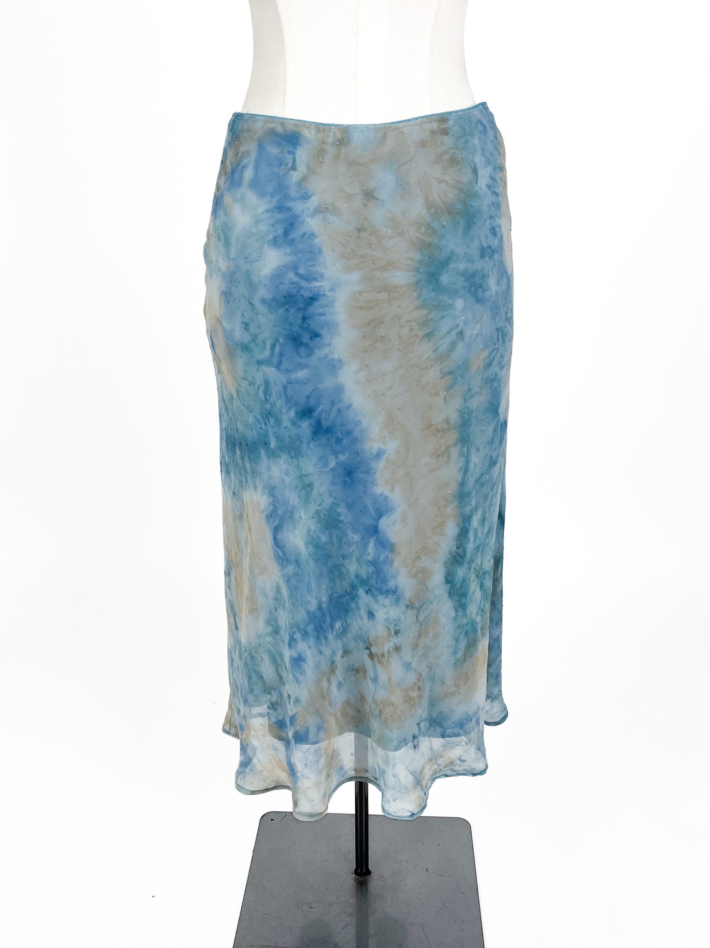 Vicky Vale - Blue Midi Skirt (Size 10)