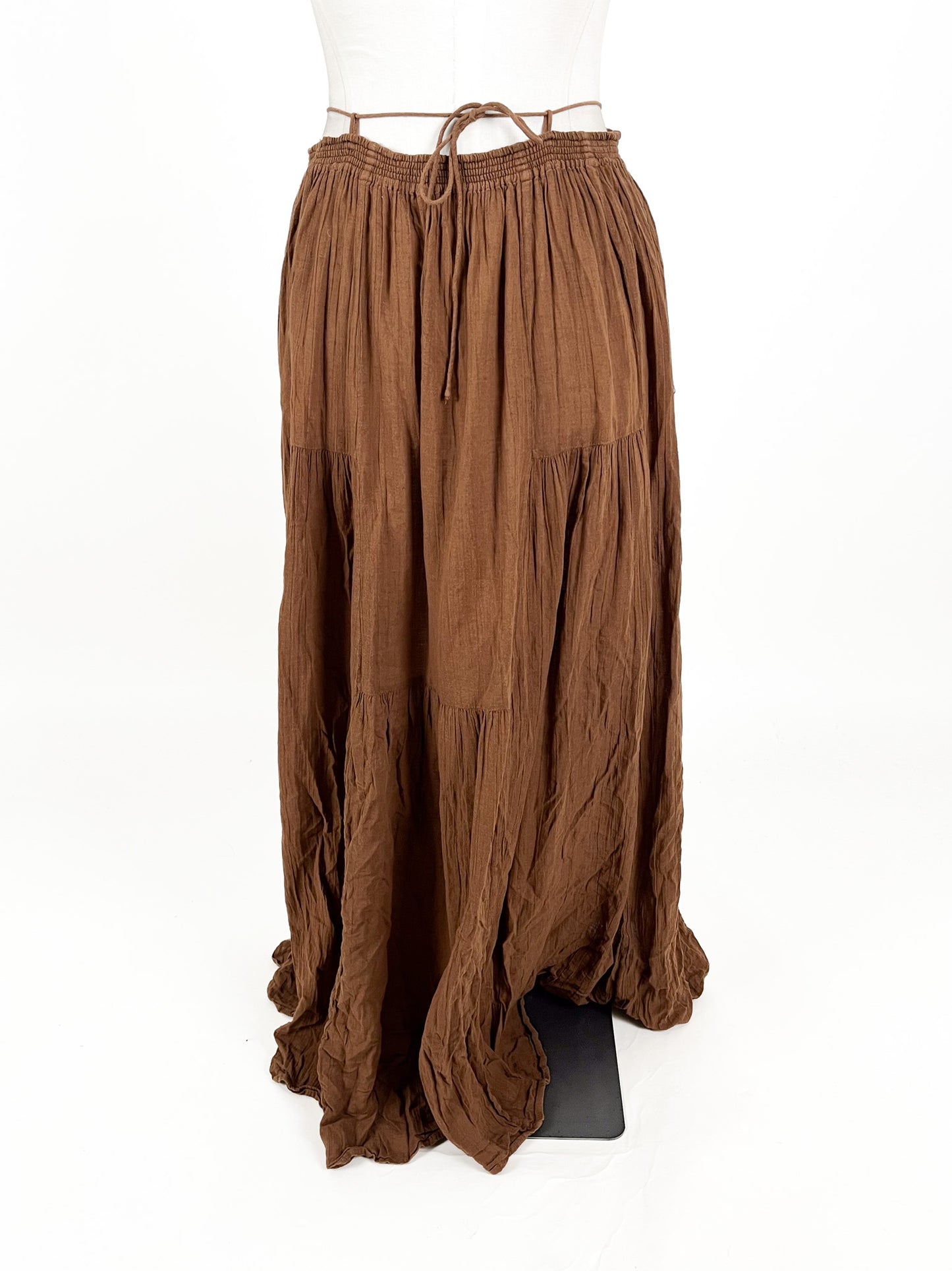 Poppy & Co - Brown Maxi Skirt (Size 14)