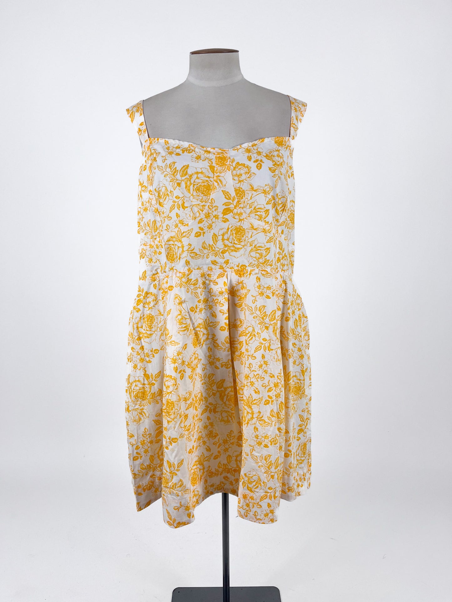 City Chic | Yellow Casual Dress | Size XXL