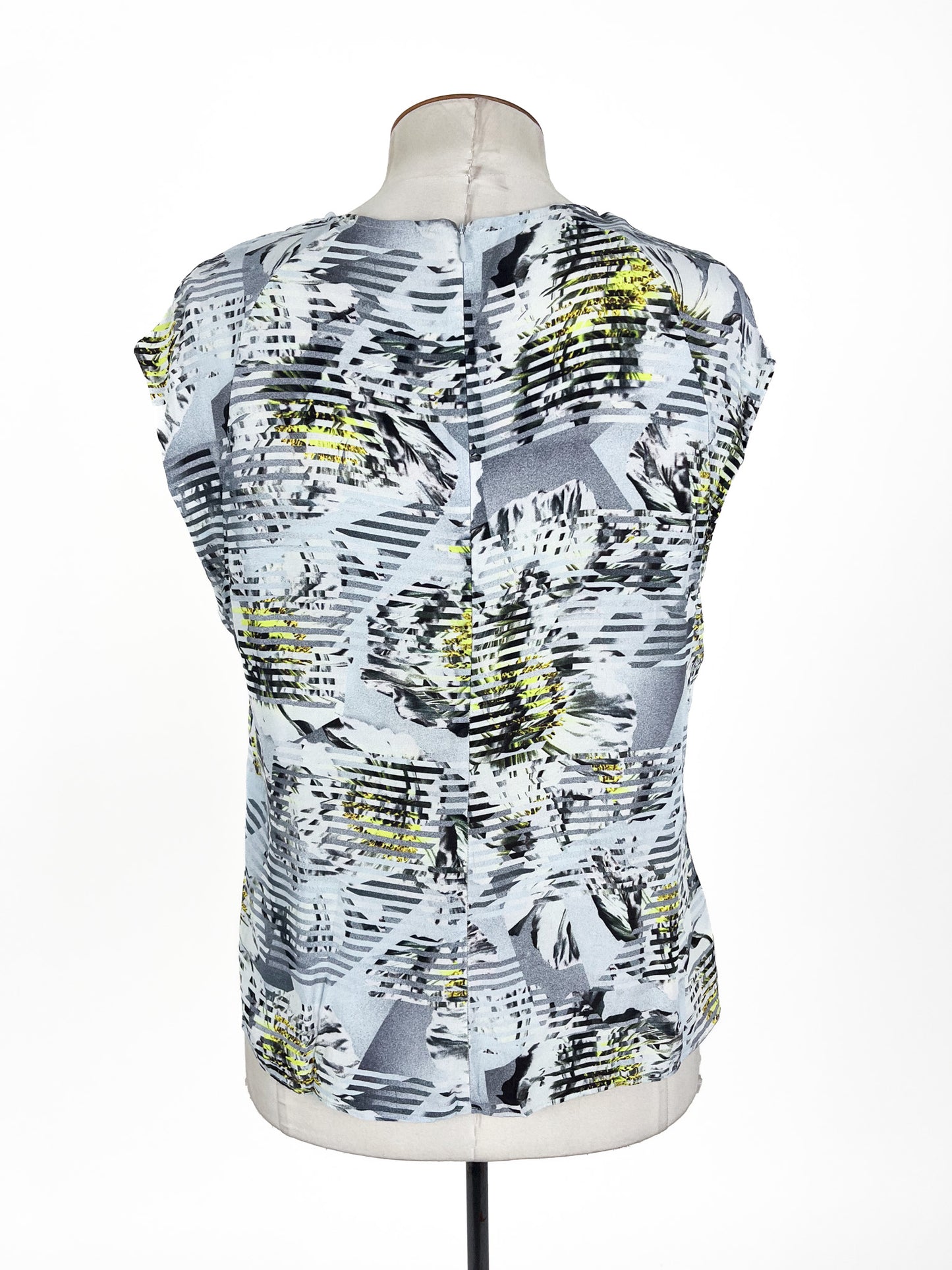 Veronika Maine - Grey Blouse (Size 14)