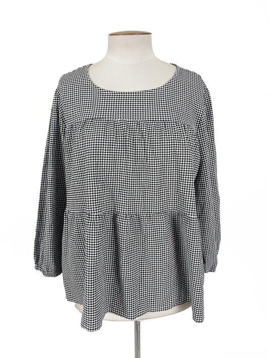 Spirit - Black & White Blouse (Size 16)