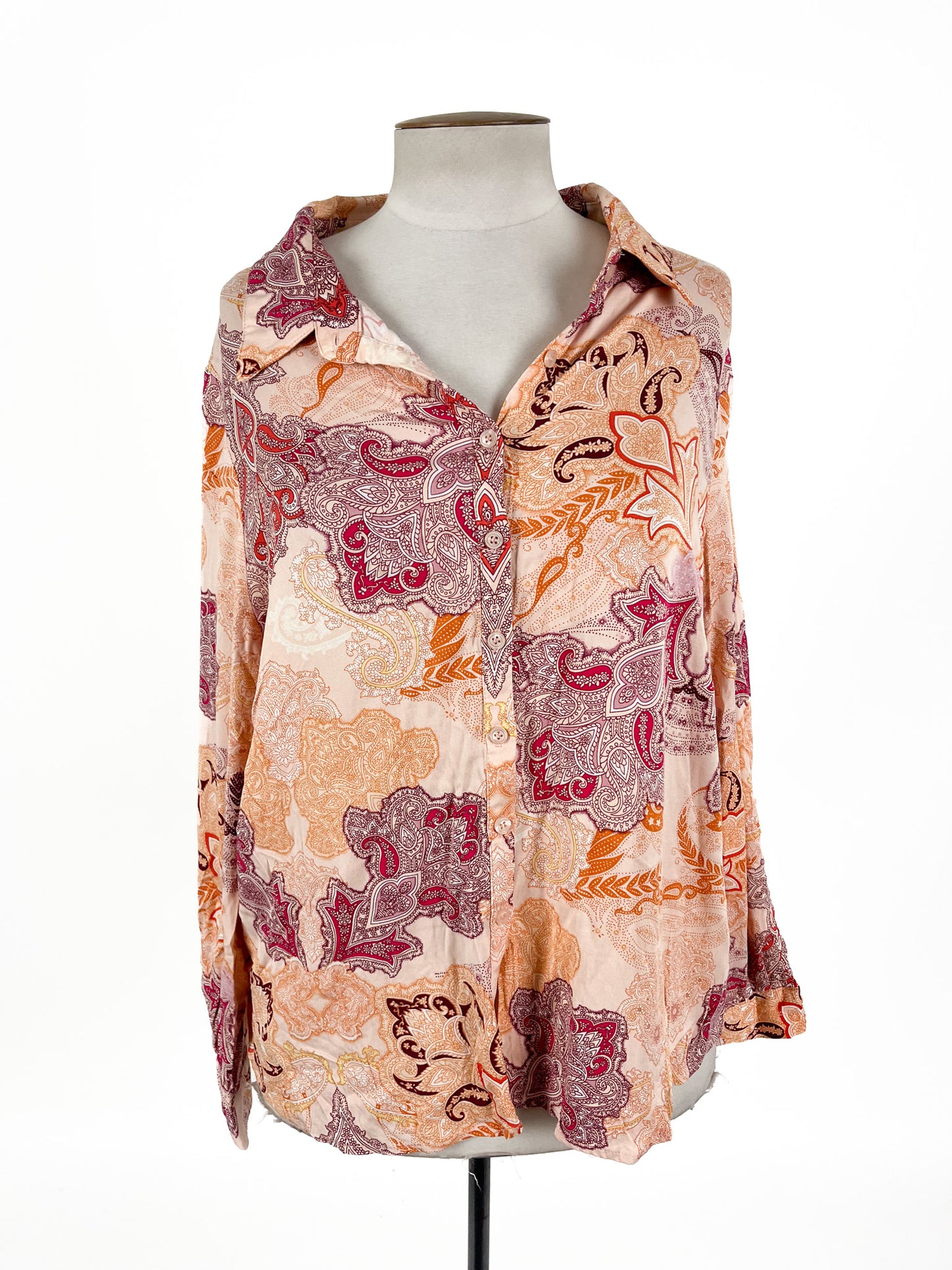 W. Lane - Orange Blouse (Size 18)