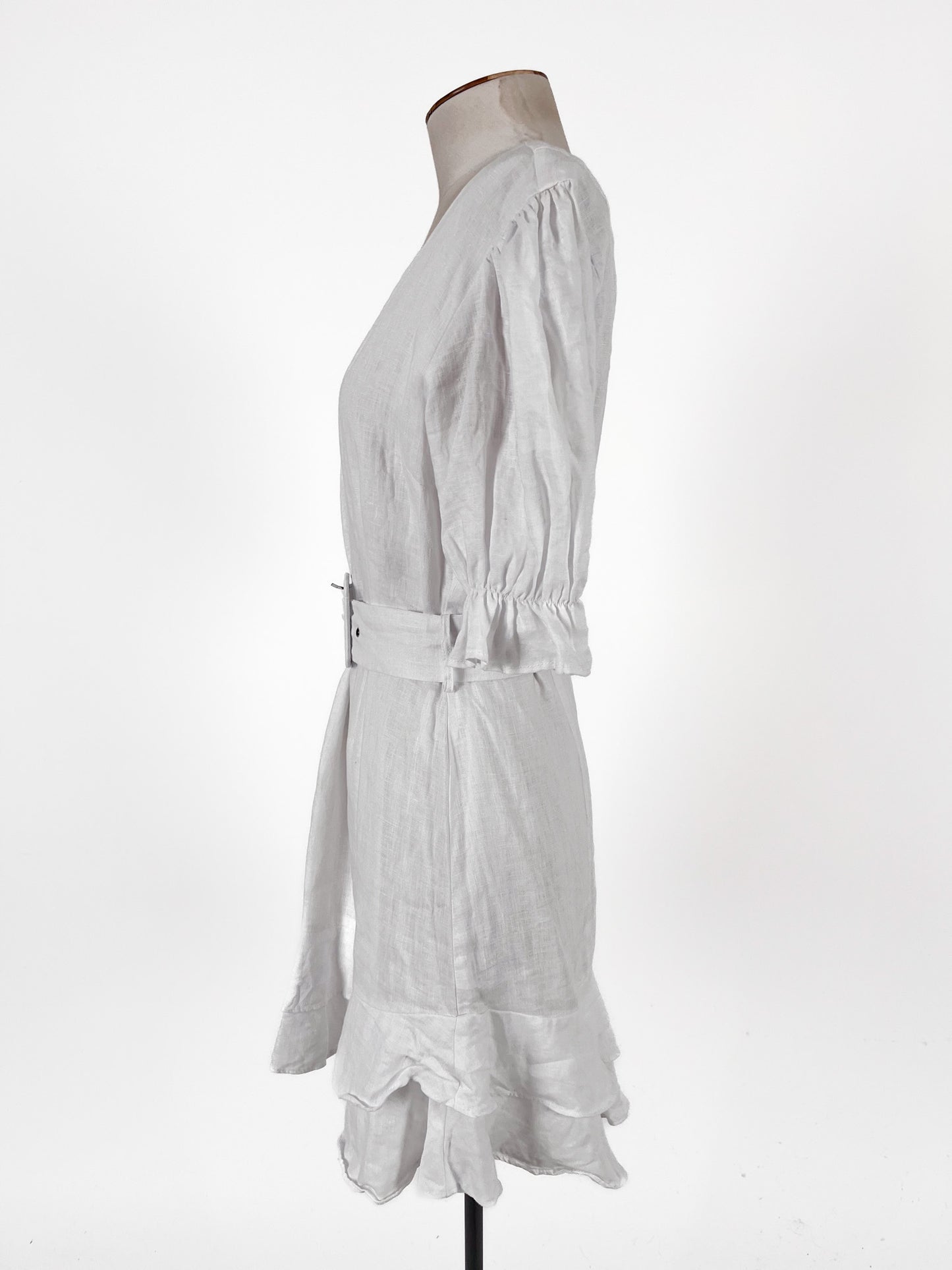 Seeking Lola | White Casual Dress | Size 8