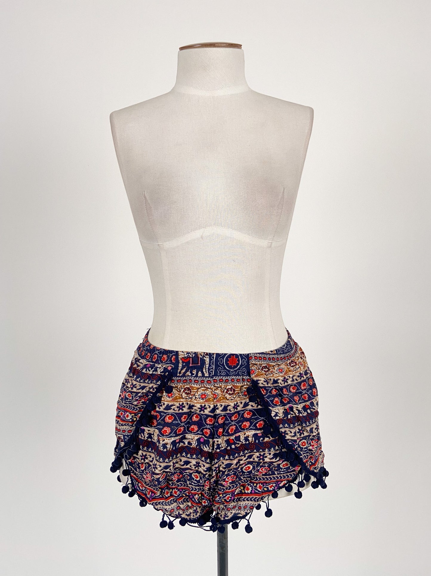 Mirrou | Multicoloured Casual Shorts | Size 8