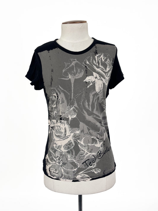 Ted Baker - Black & Grey T-shirt (Size 8)