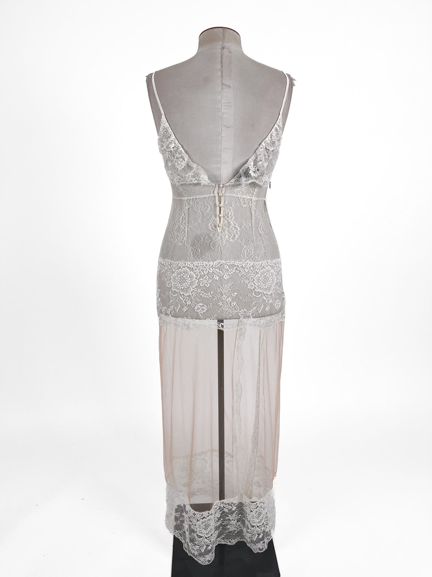 Pleasure State | White Lingerie Dress | Size S
