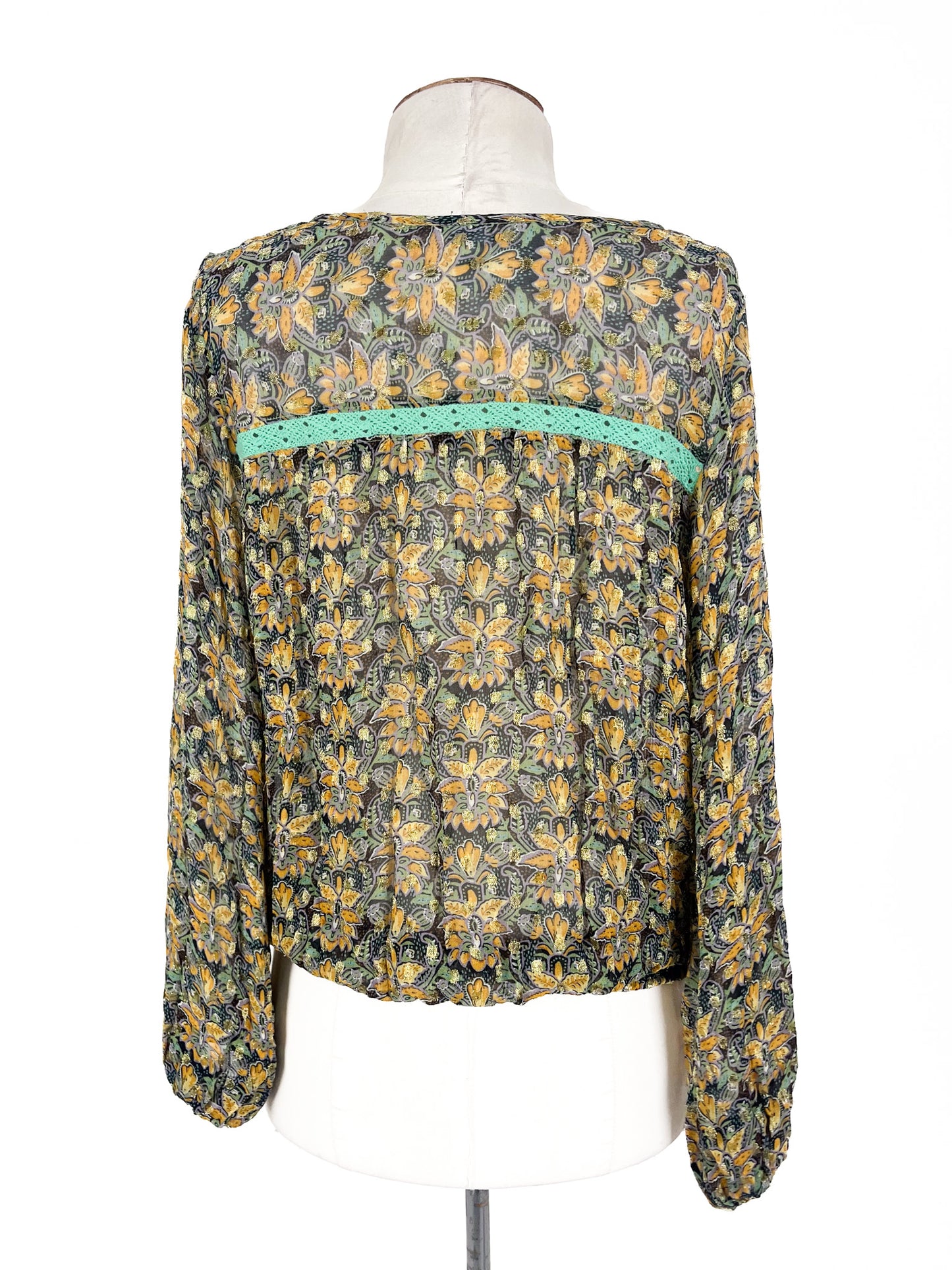 Cecilie | Multicoloured Casual/Workwear Top | Size XS