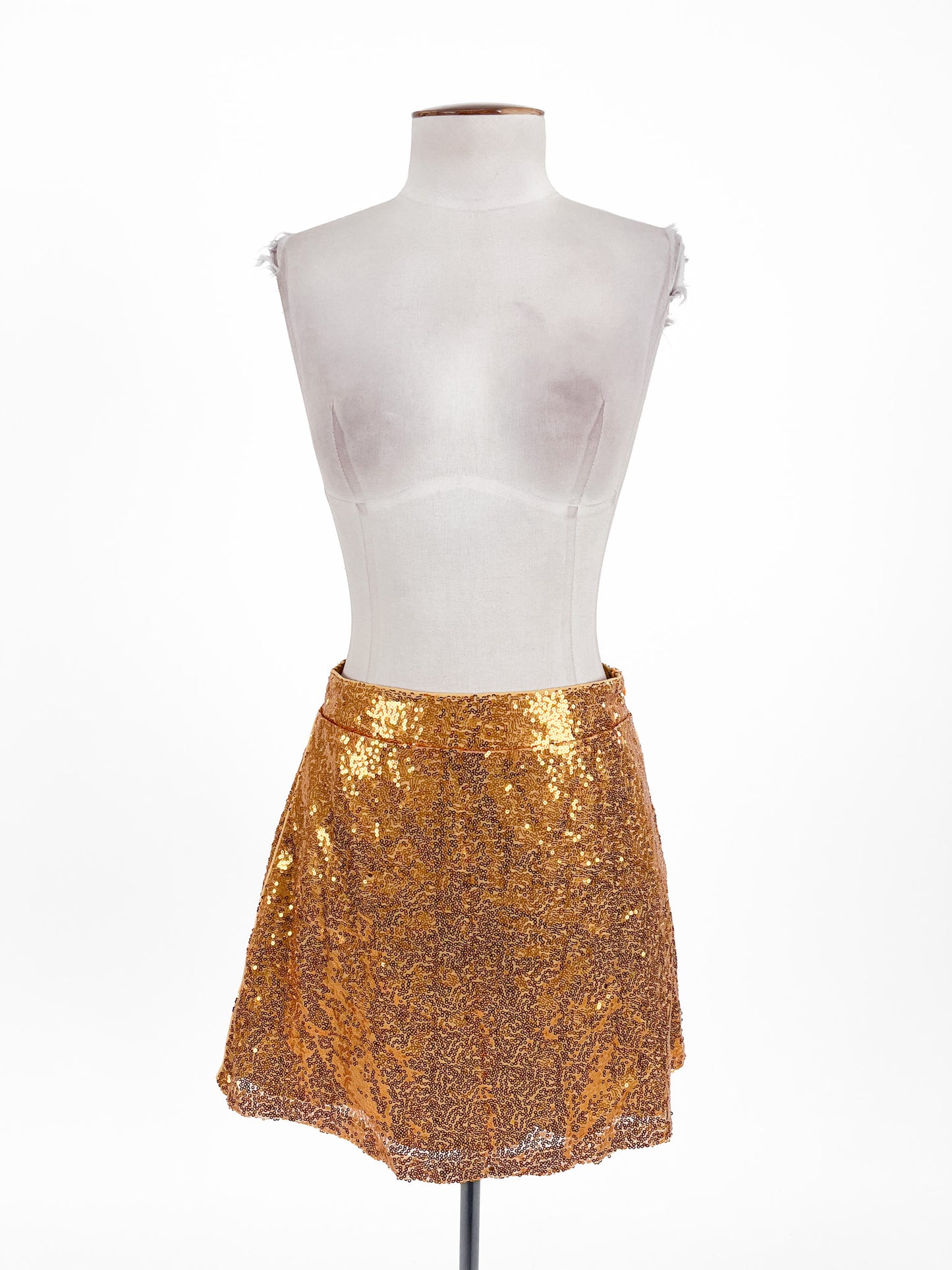 Showpo | Gold Cocktail Skirt | Size 8