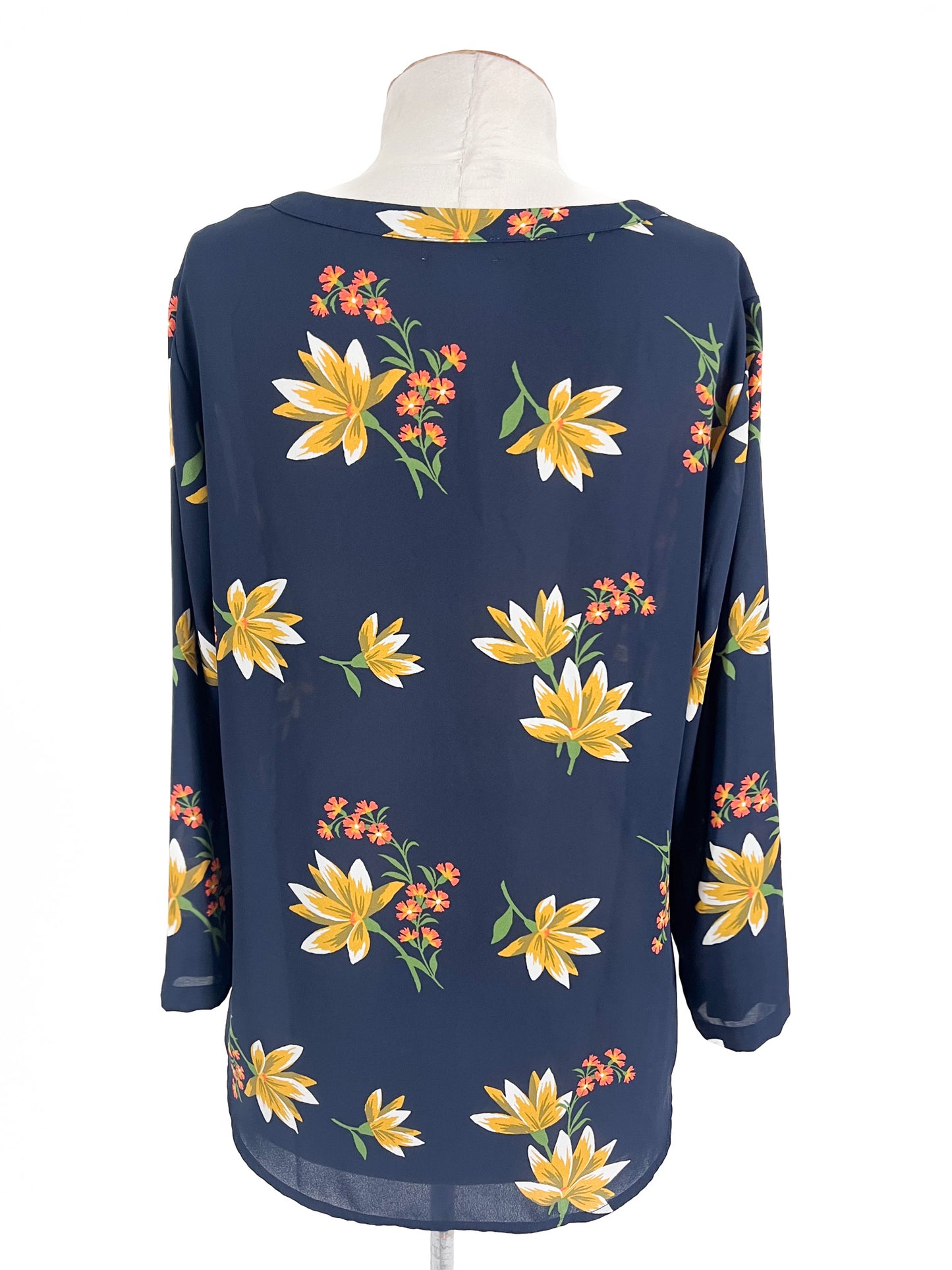 Van Heusen | Navy Casual Top | Size S