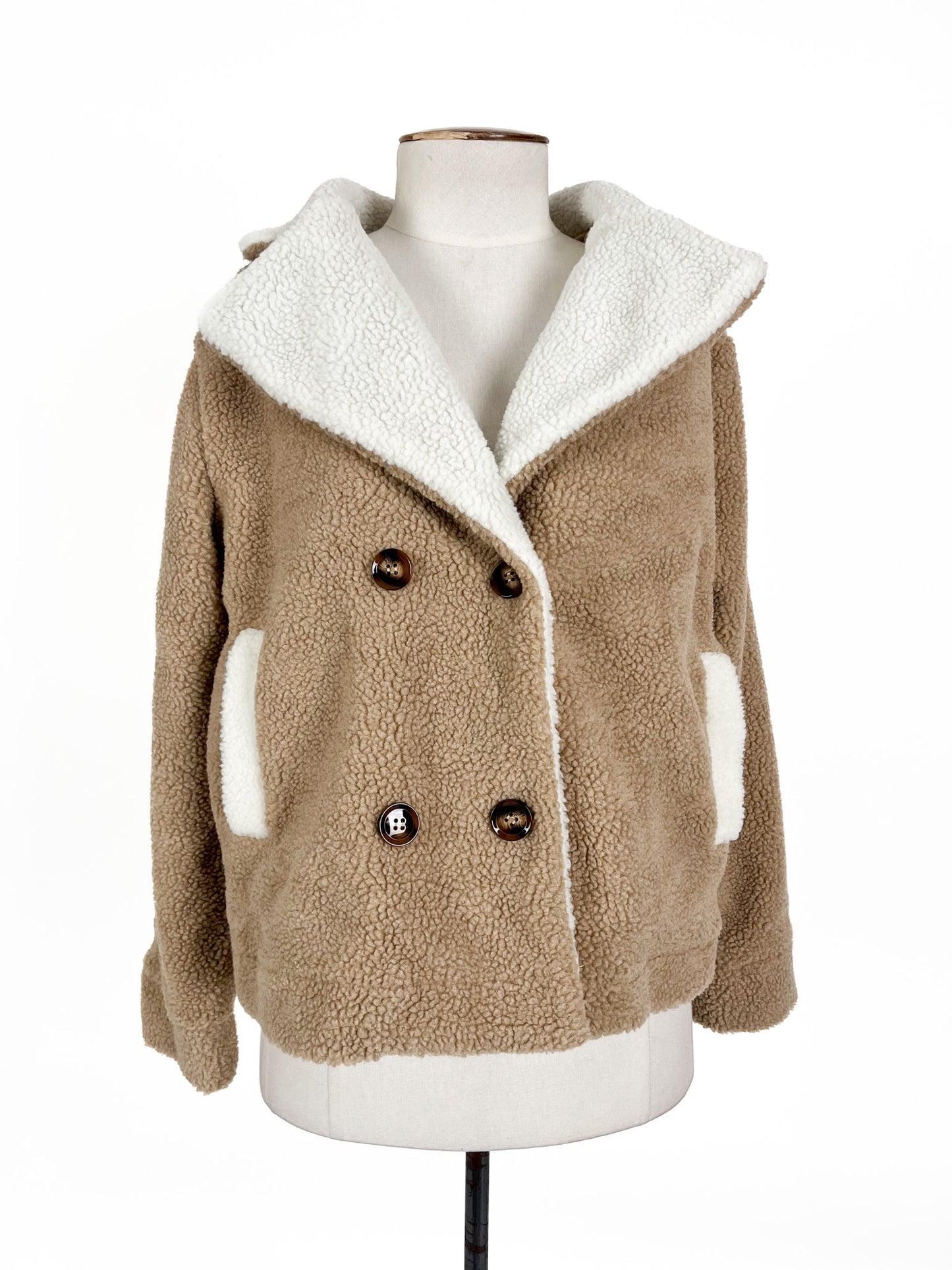 Minx & Moss | Beige Casual Jacket | Size XS