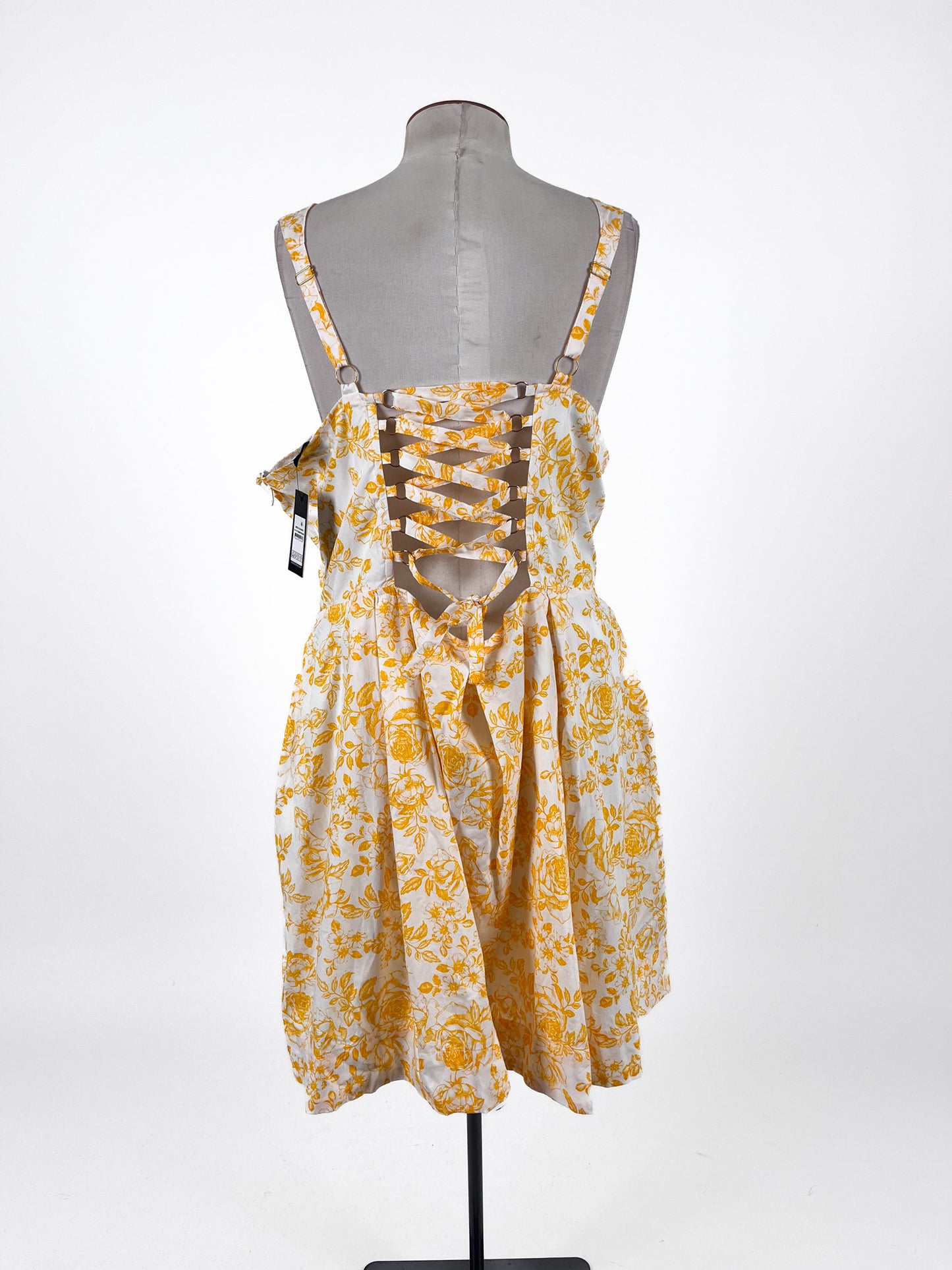 City Chic | Yellow Casual Dress | Size XXL