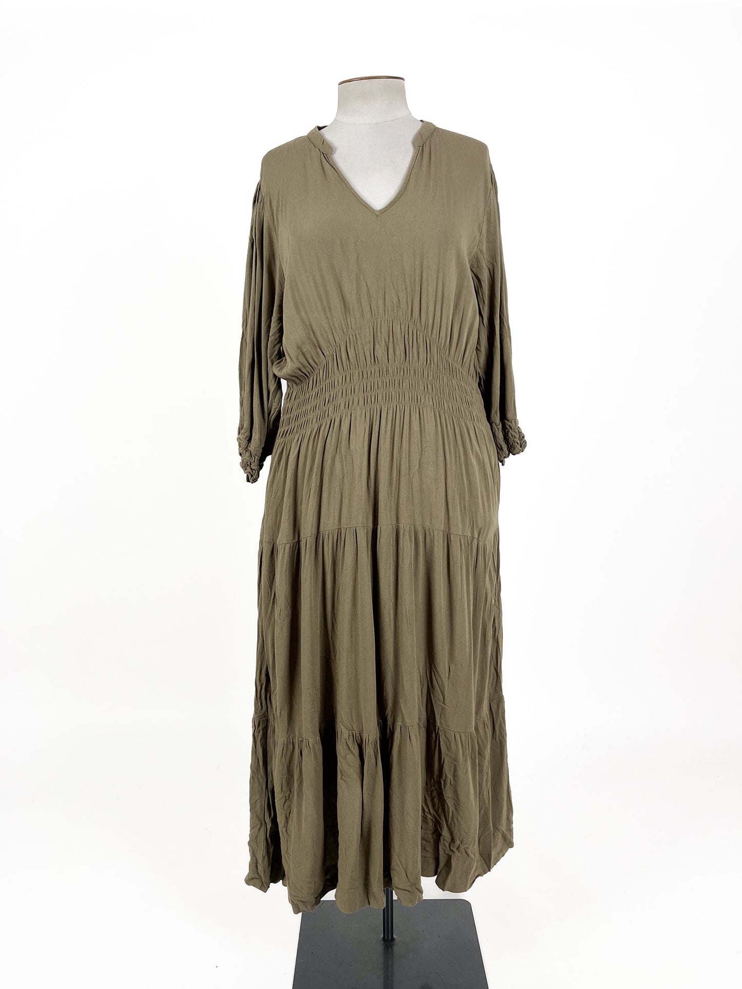 SASS - Green Midi Dress (Size 18)