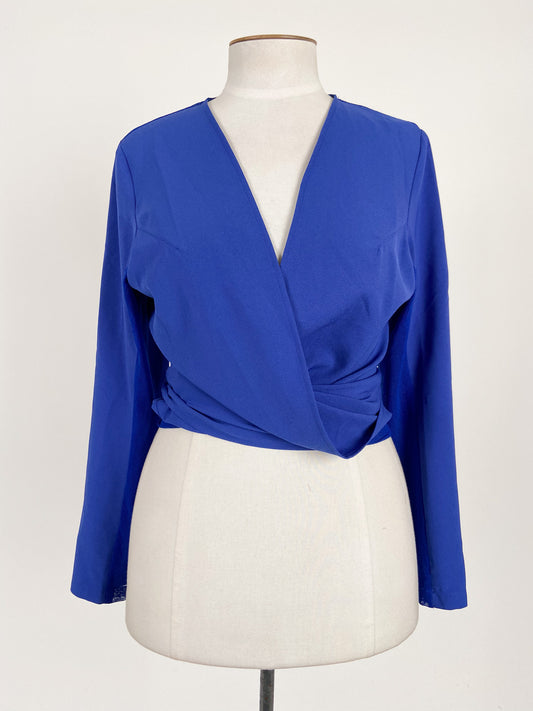 Annah Streton | Blue Workwear Top | Size XL