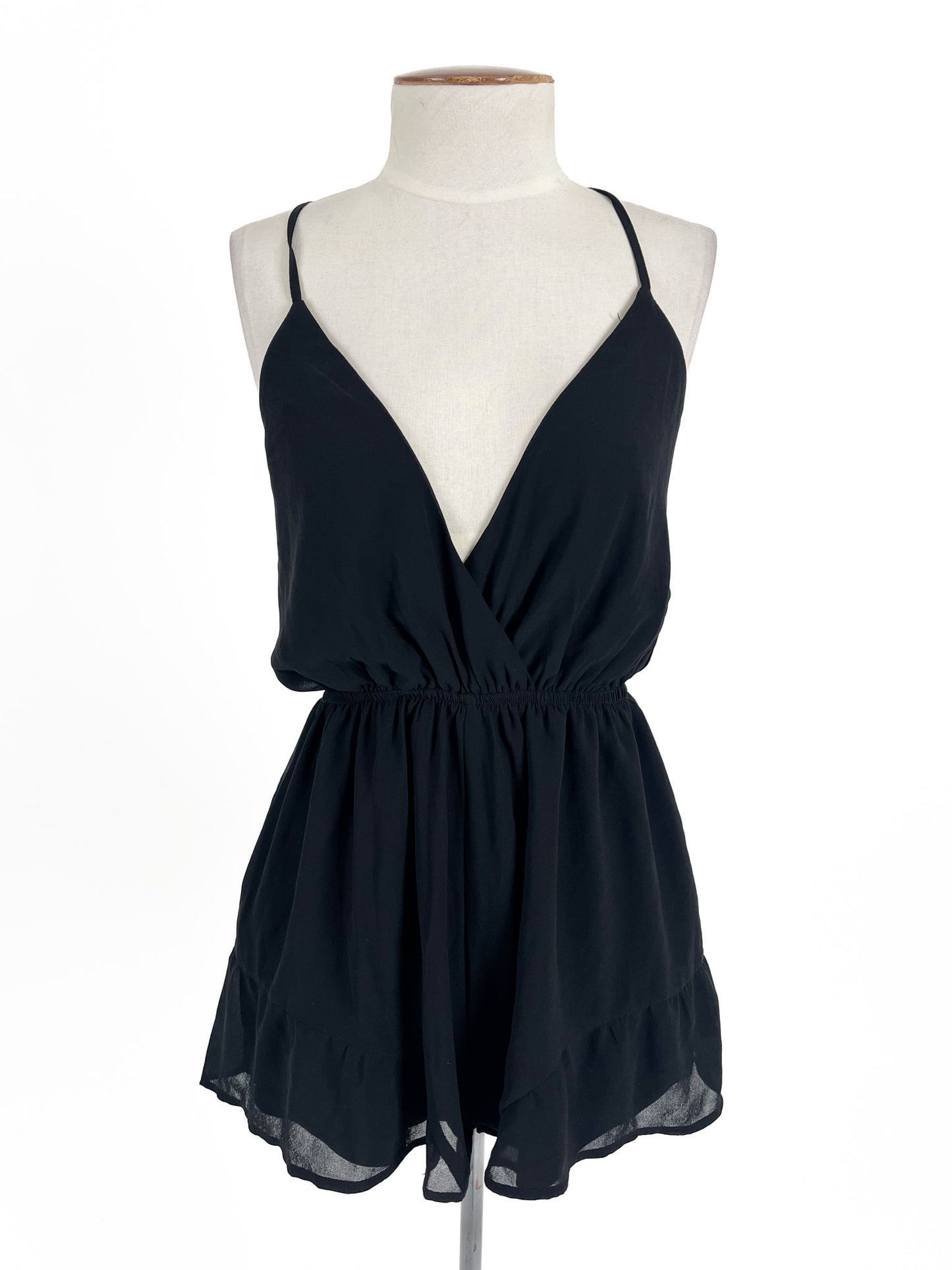 Missguided | Black Casual Playsuit | Size 6