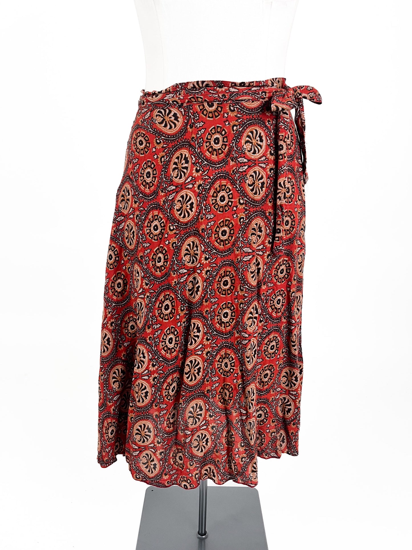 Tree Of Life | Red Casual Skirt | Size S