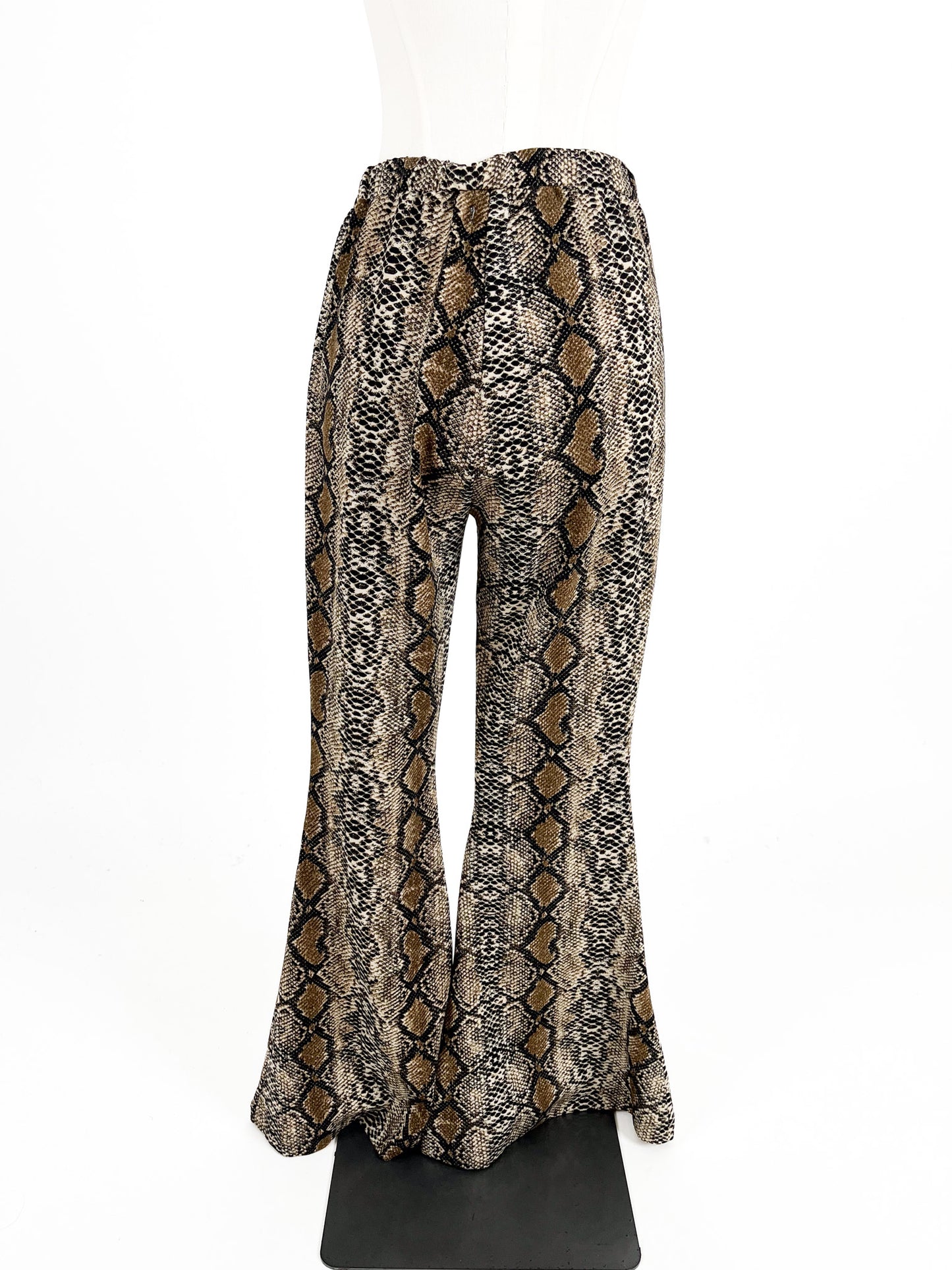 Polly | Multicoloured Flare Pants | Size 12
