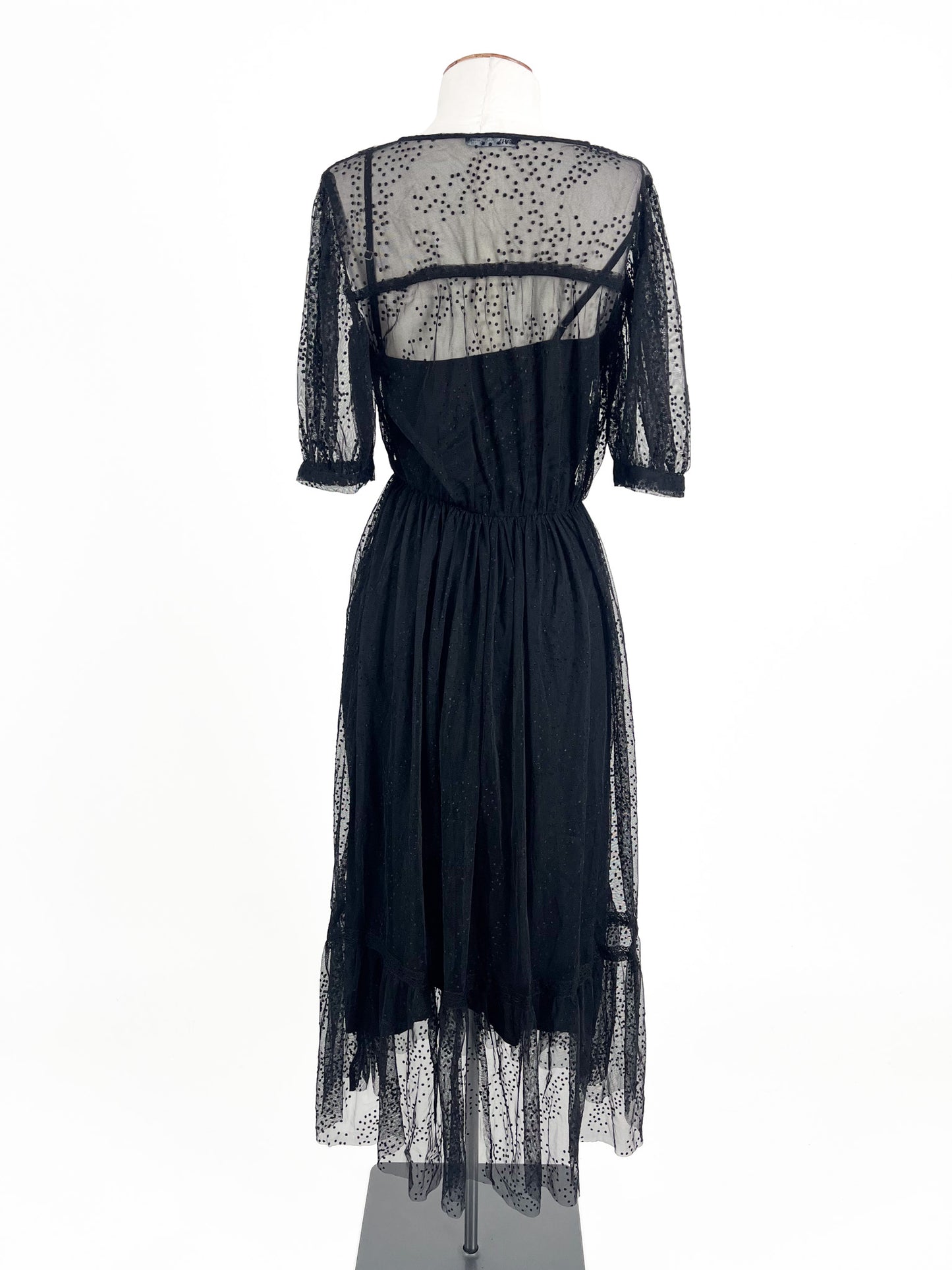 Zara | Black Cocktail Dress | Size XS
