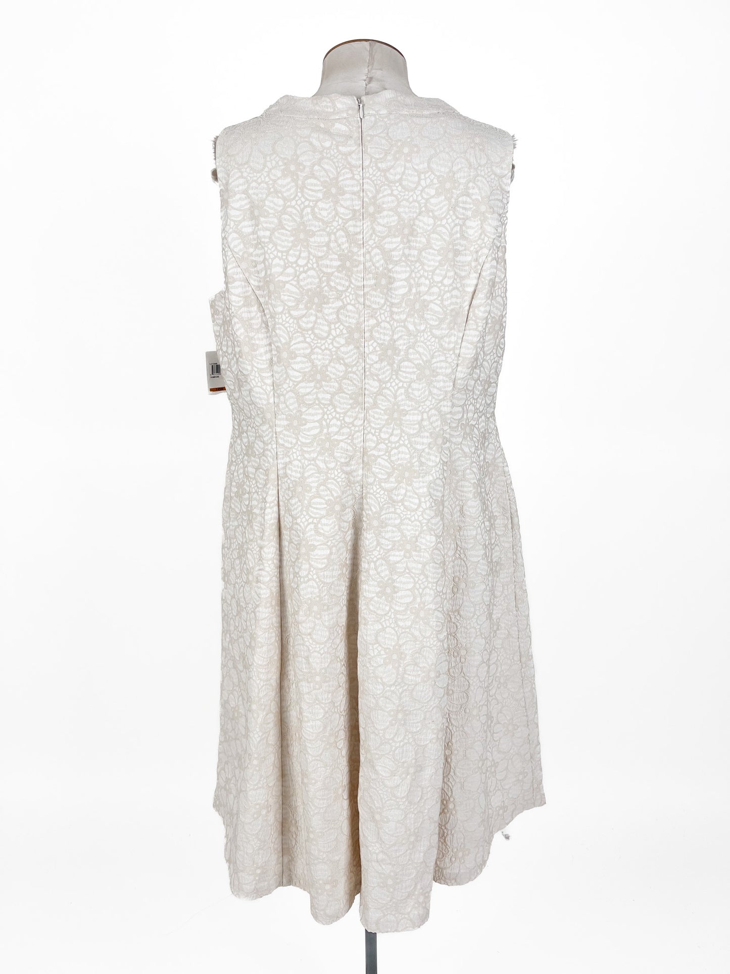 London Times | White Cocktail Dress | Size 20