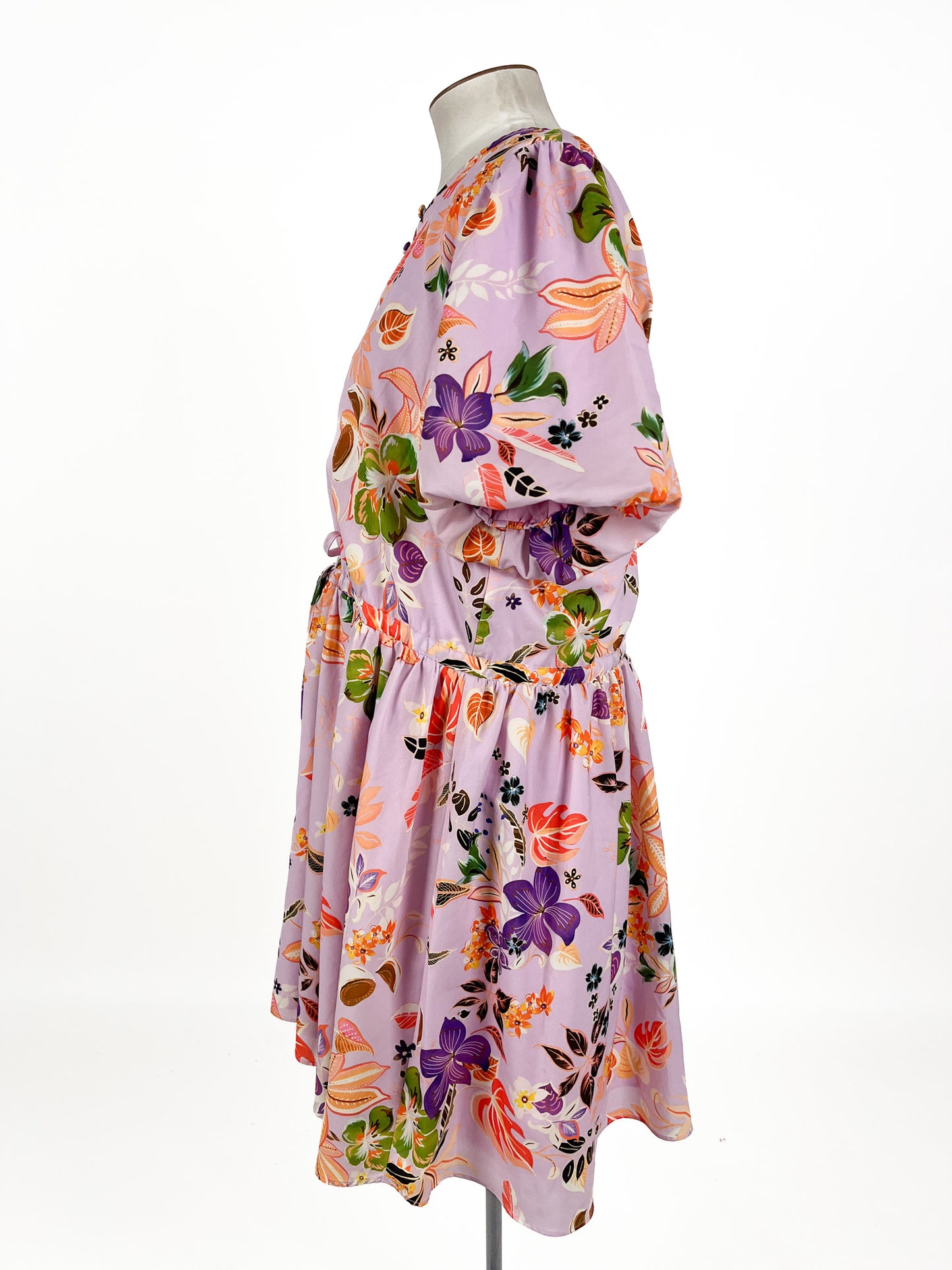 Charlo - Pink Midi Dress (Size 16)