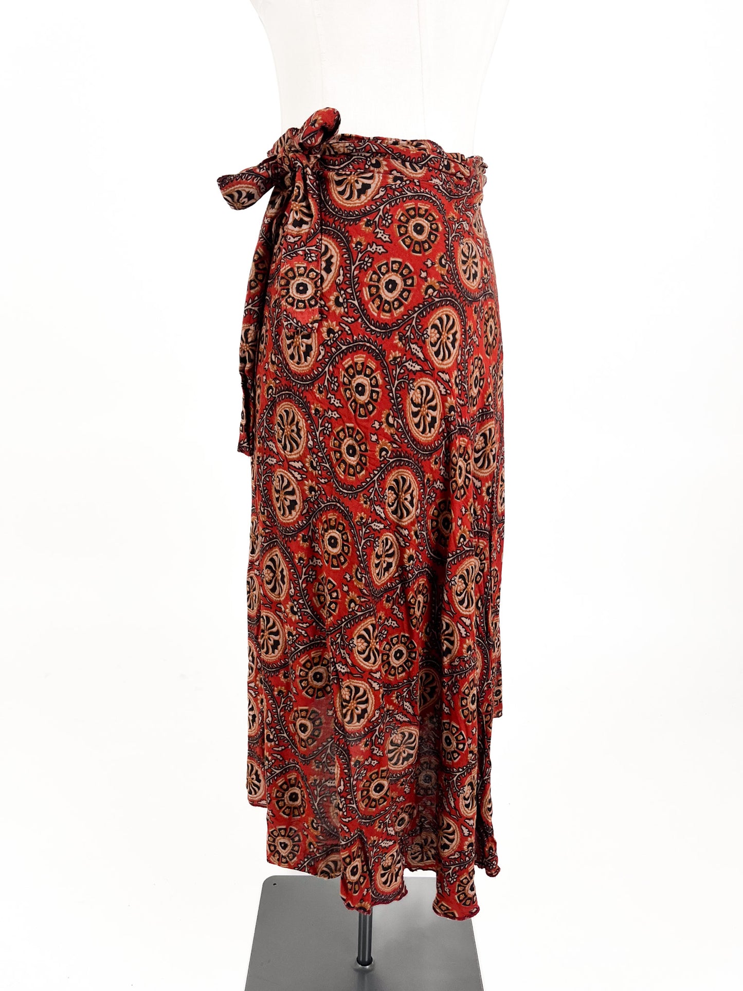 Tree Of Life | Red Casual Skirt | Size S