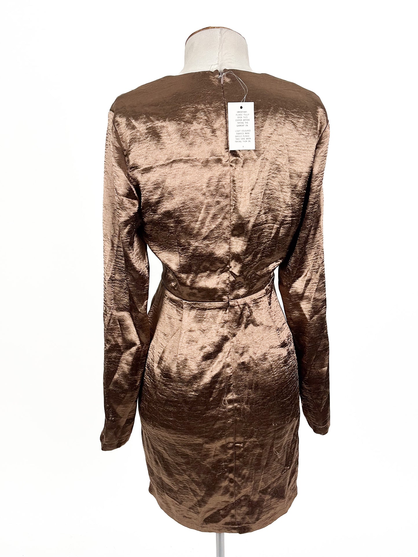 Missguided | Brown Cocktail Dress | Size 10