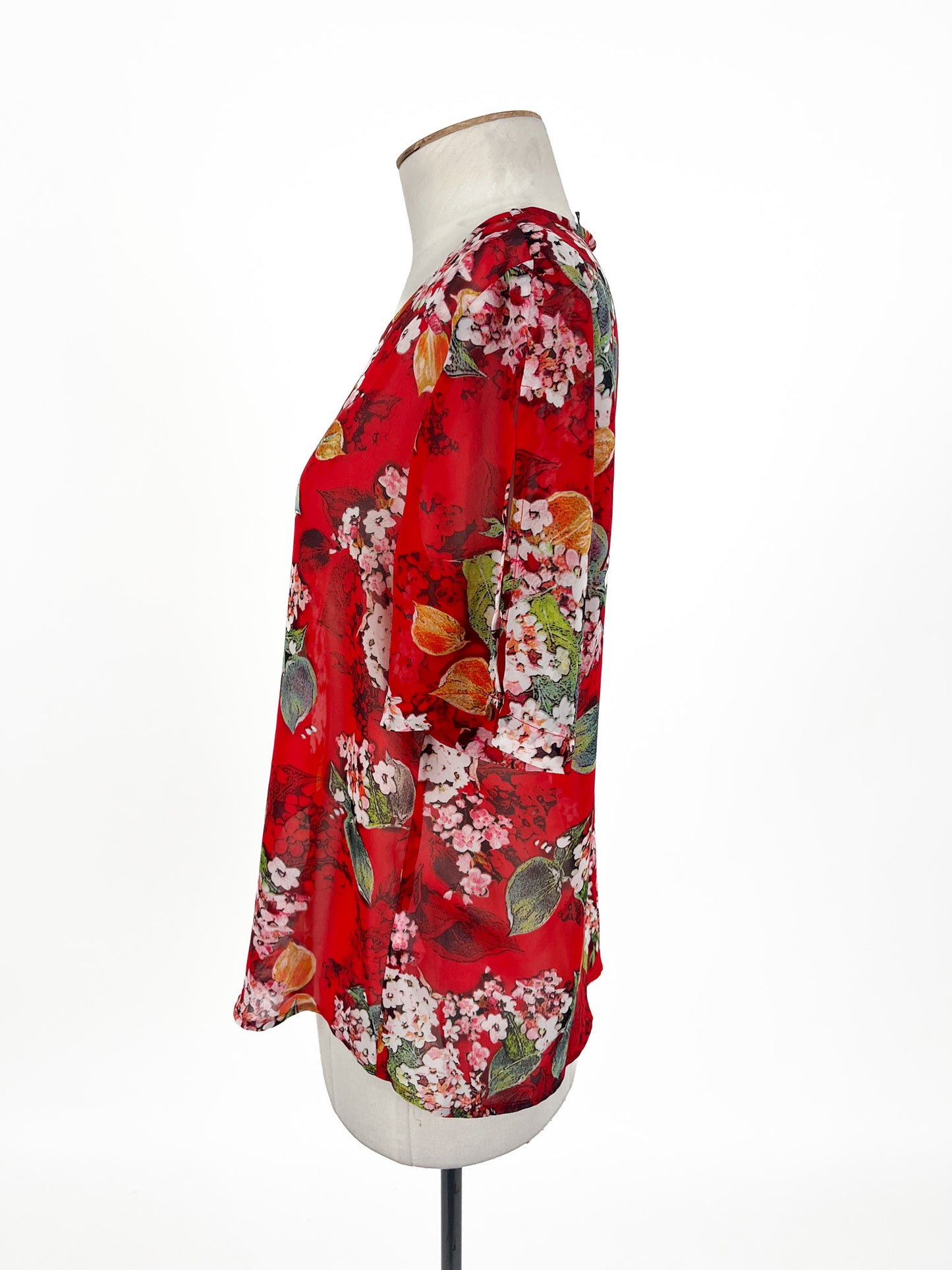 Bettie Monroe - Red Blouse (Size S)